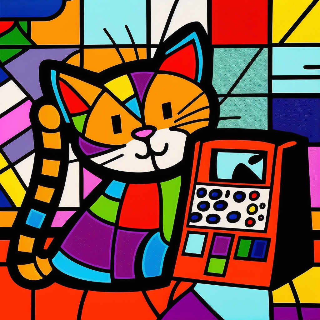 Calling Cute Cat #161