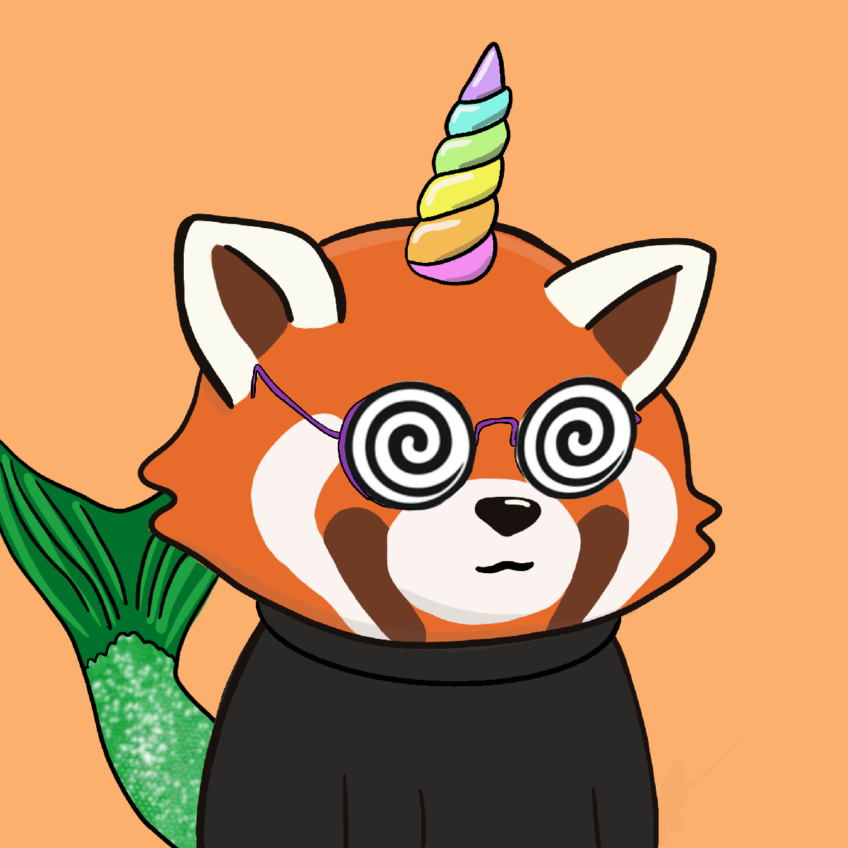 Okay Red Panda #7452