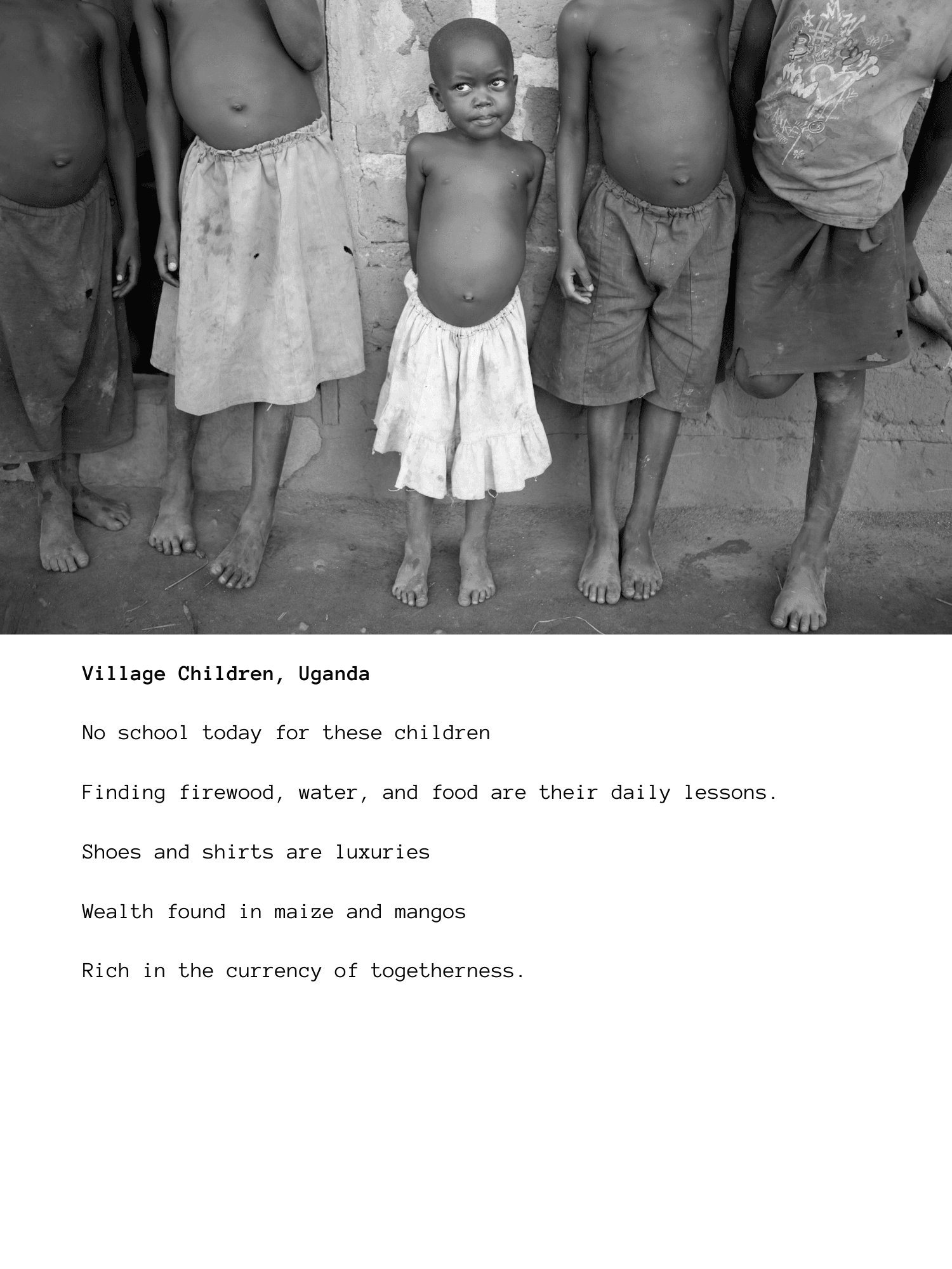 Village Children, Uganda 