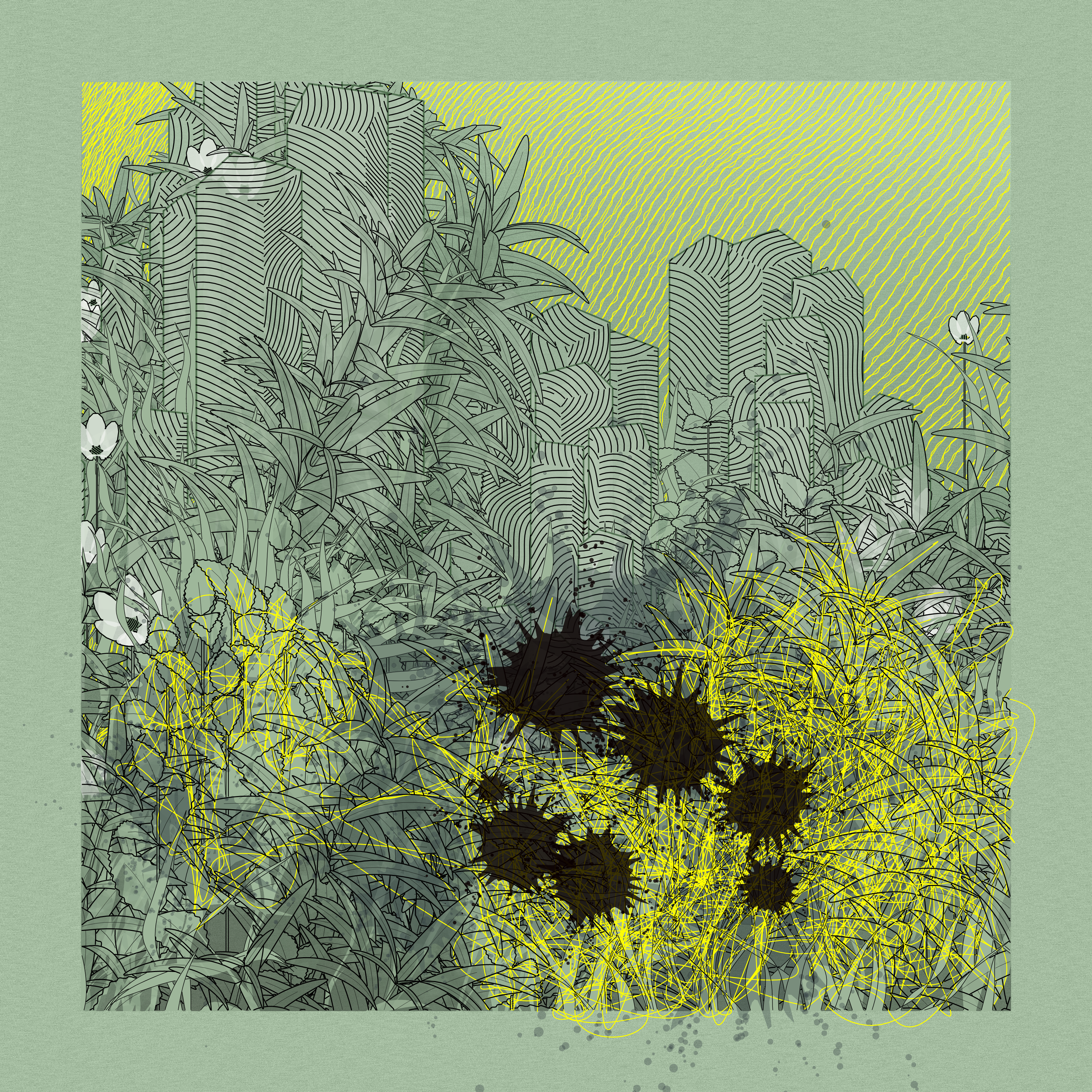 Landscape with Carbon Capture #34