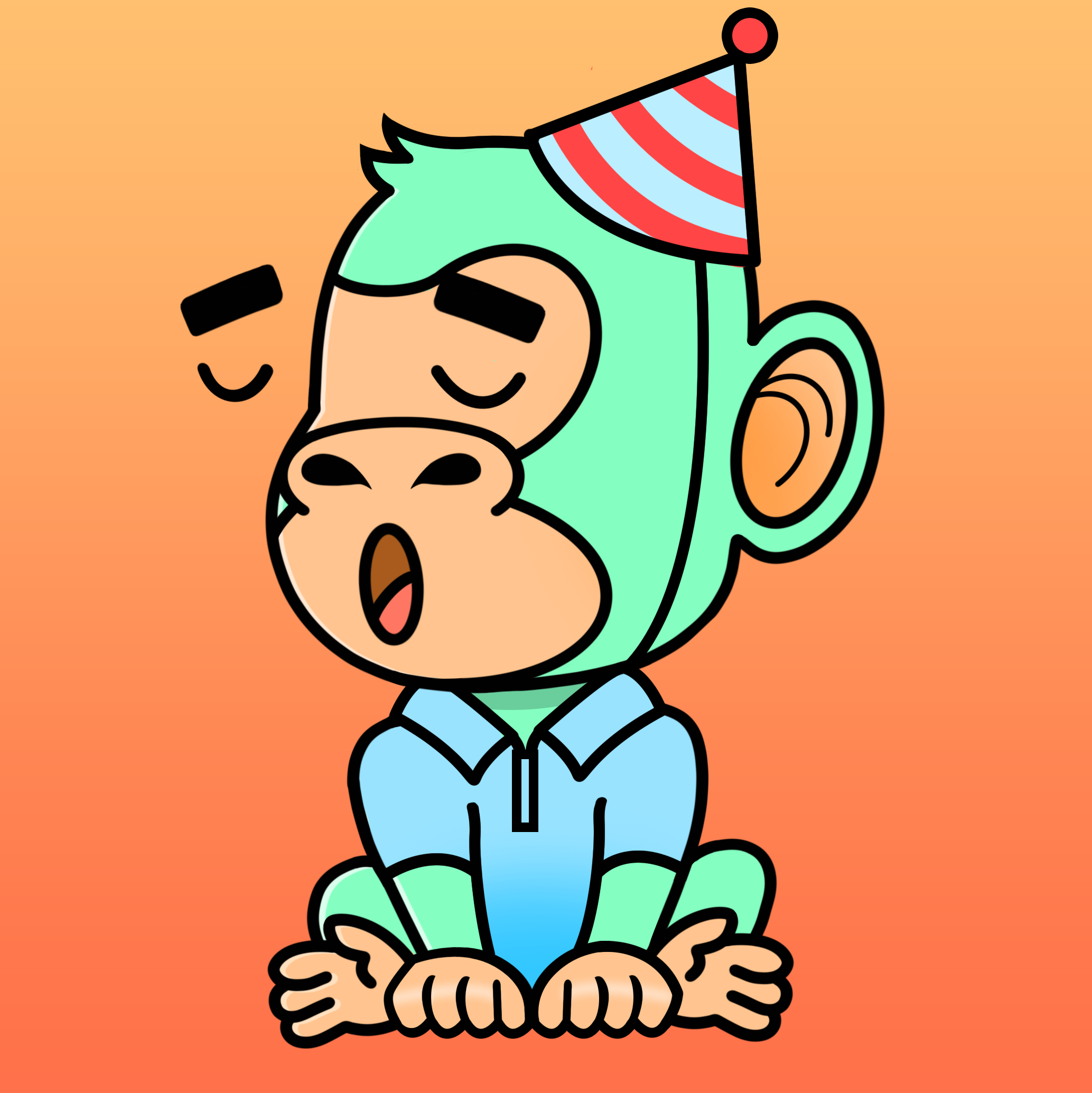 Doodle Ape Kid #5
