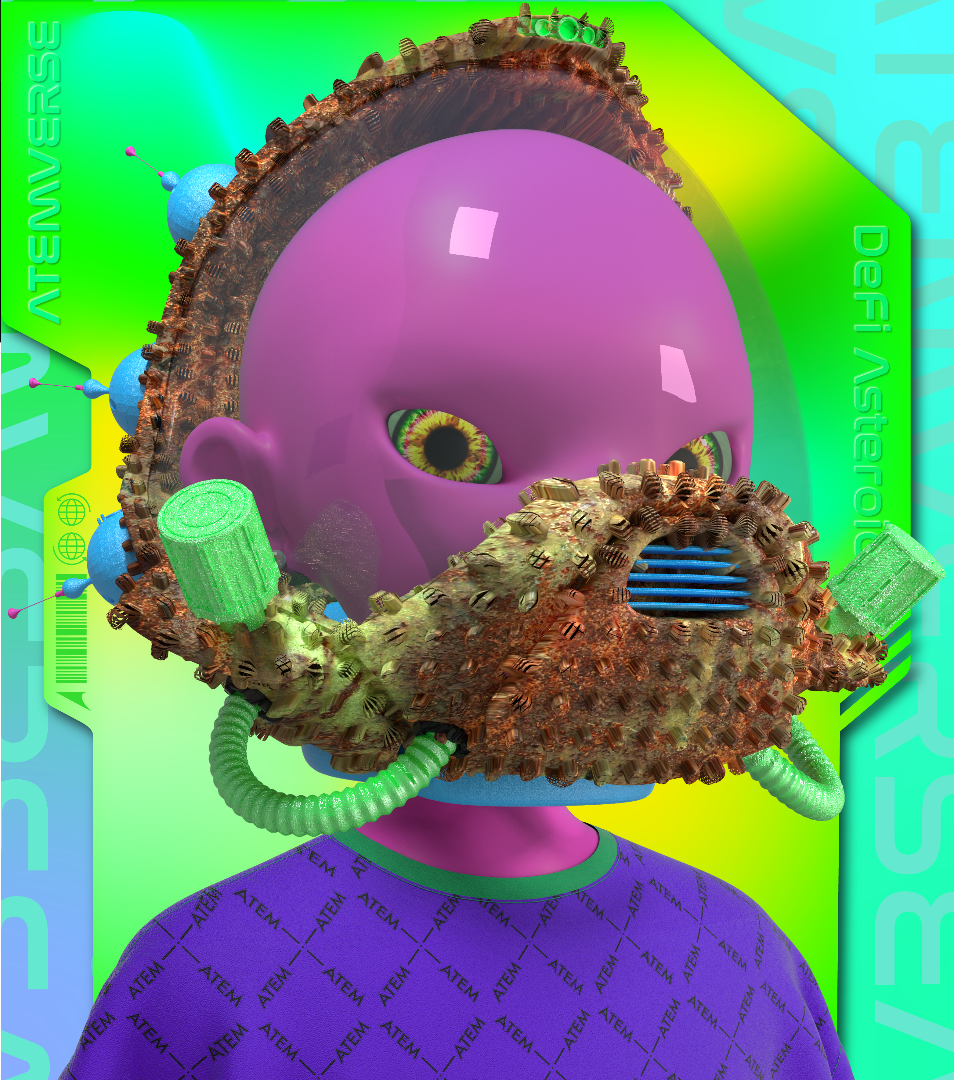 Atem NFT Passport - DeFi Asteroids 215