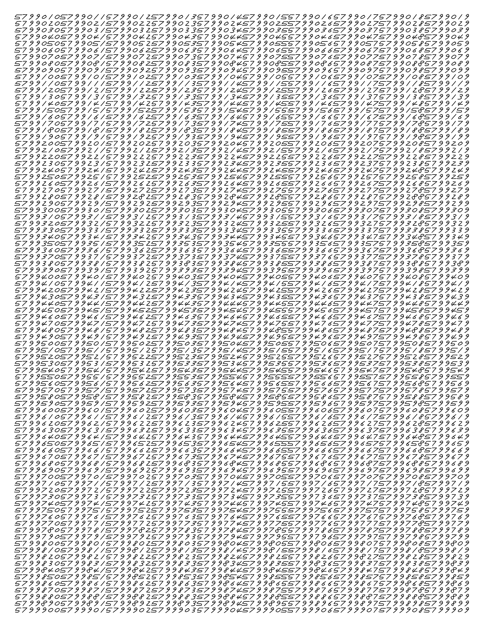 Endless (5,607,250 to Infinity) #636