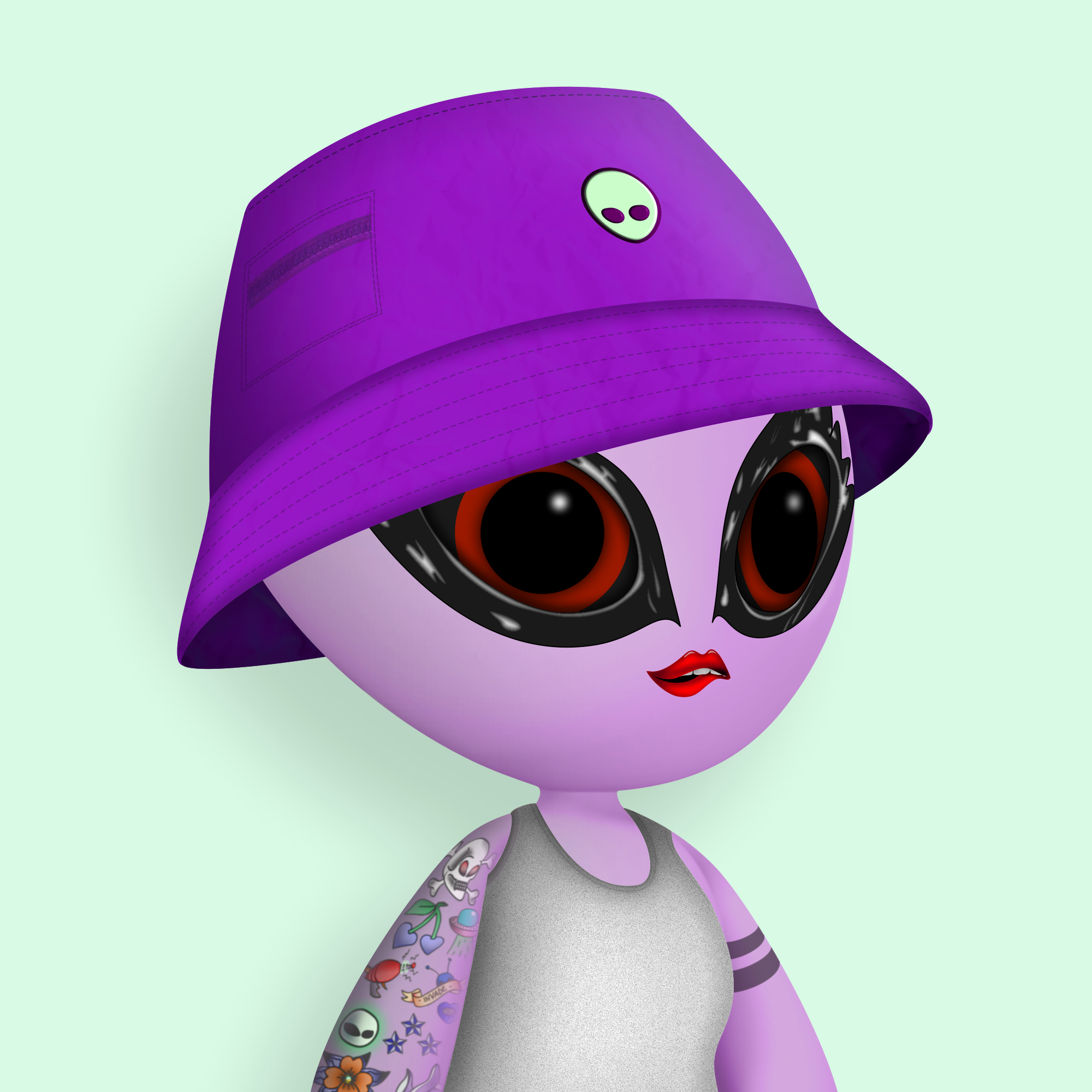Alien Girl 64