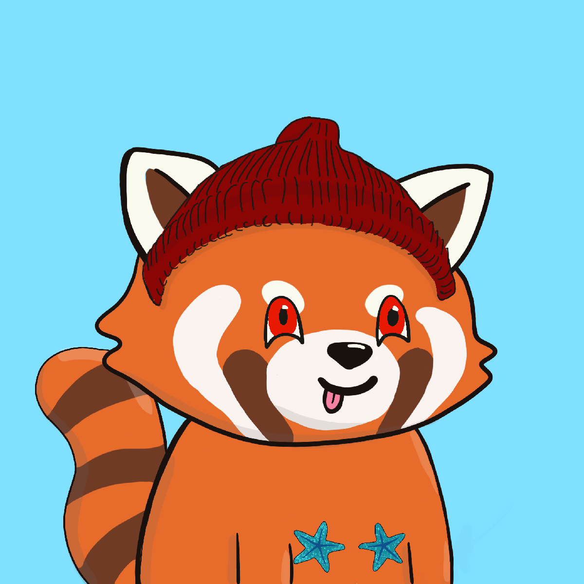 Okay Red Panda #7089