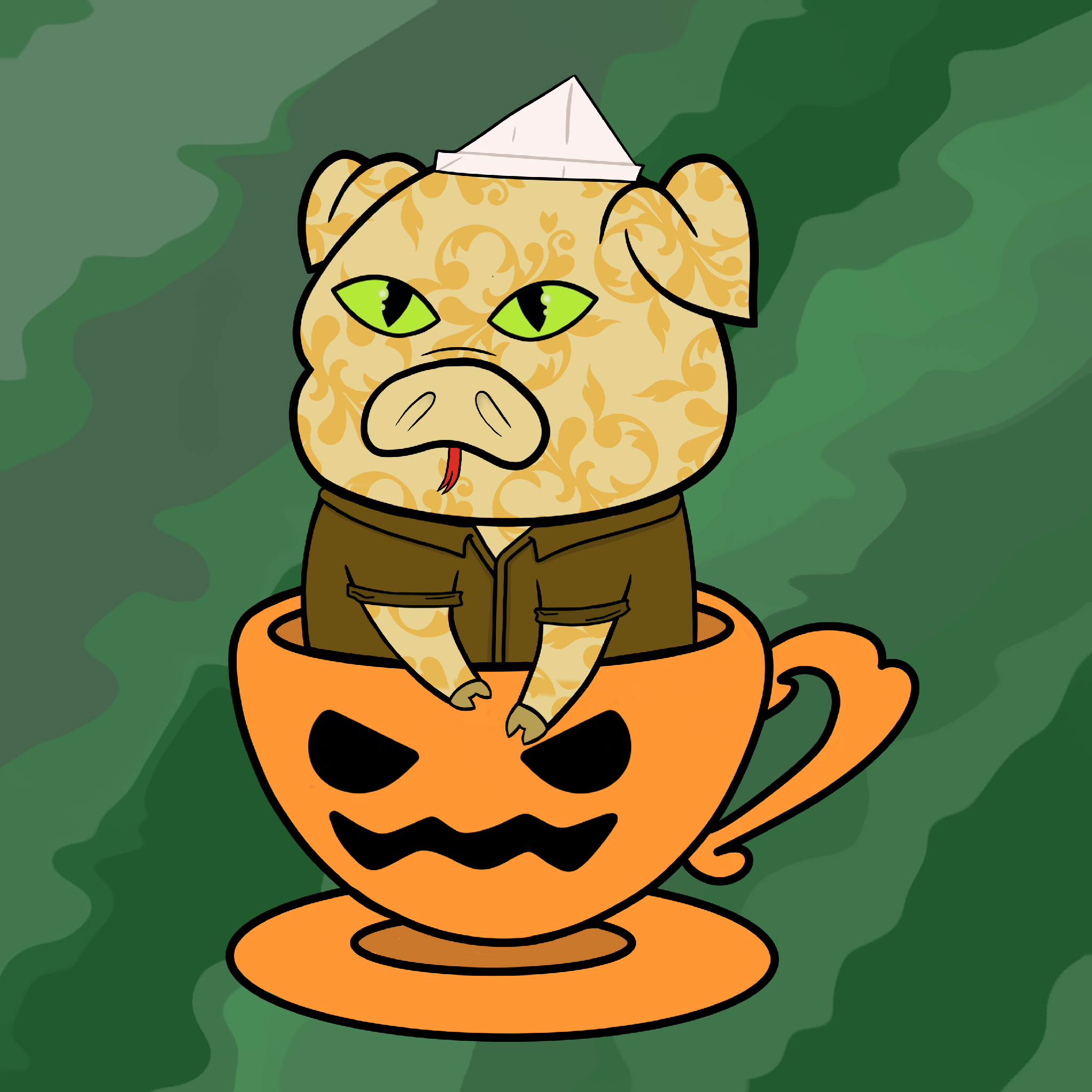 Lucky Teacup Piggy Club #1670