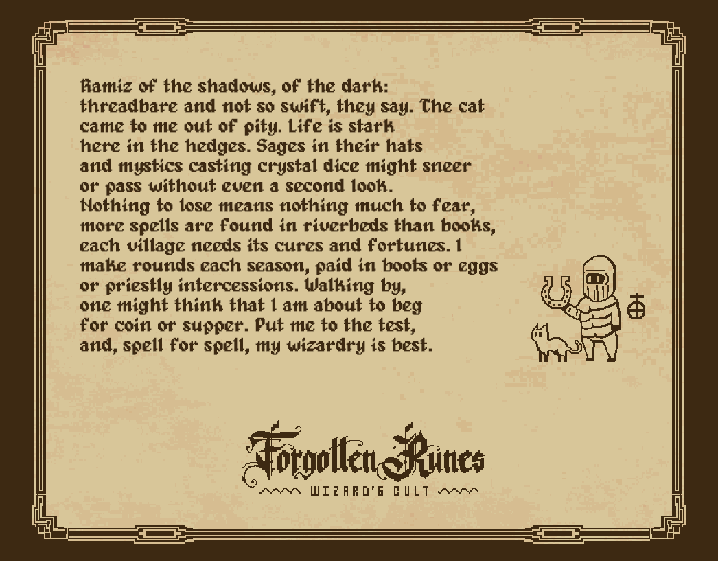 A poem for Hedge Wizard Ramiz #8034