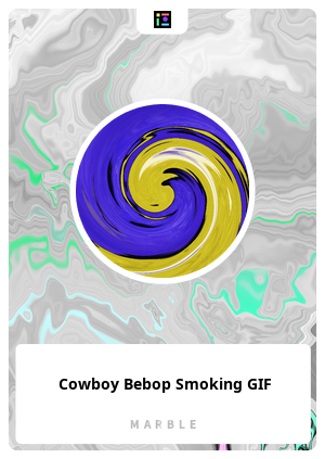 Cowboy Bebop Smoking GIF