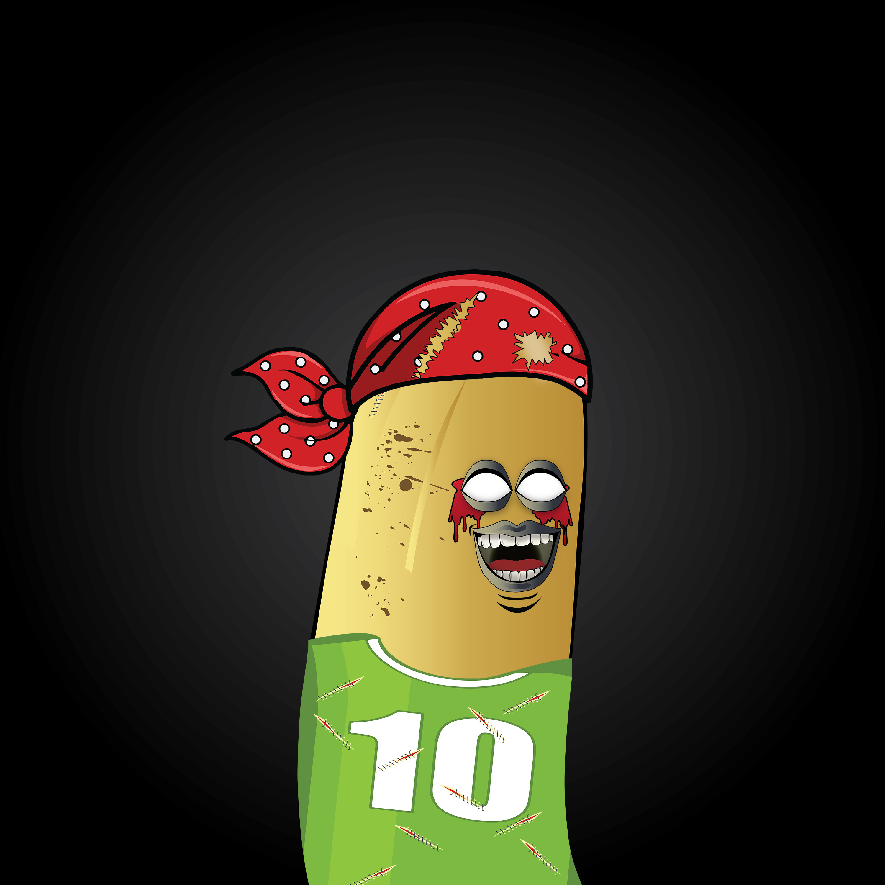 Zombie Banana Bunch #6355