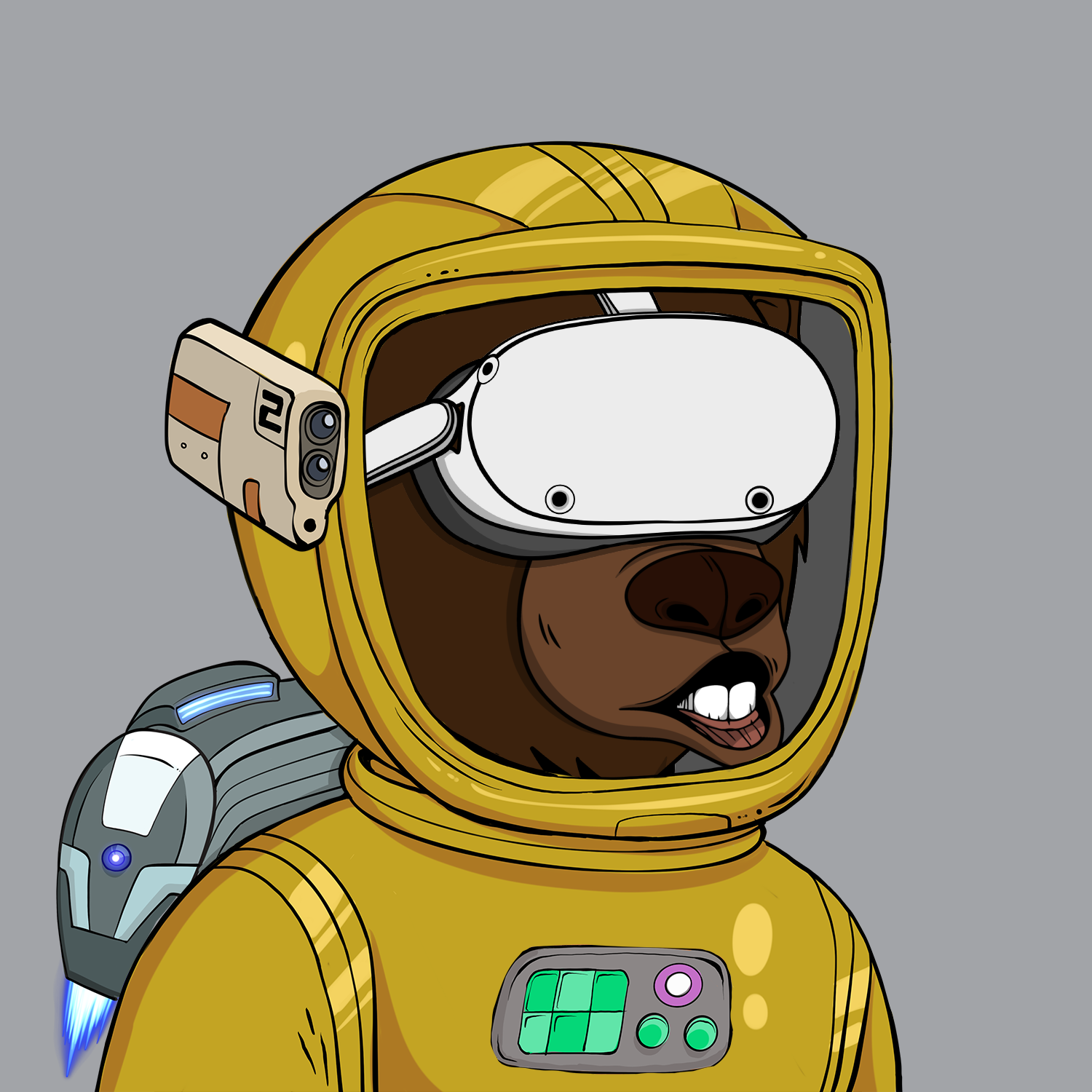 Okay Space Bear #1726
