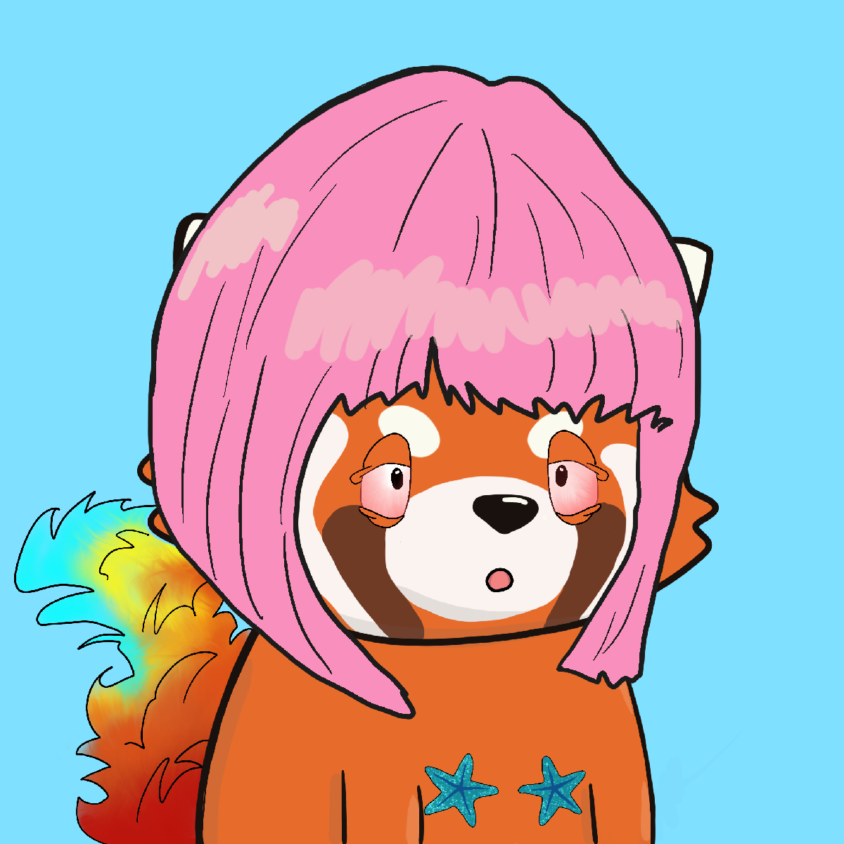 Okay Red Panda #6608