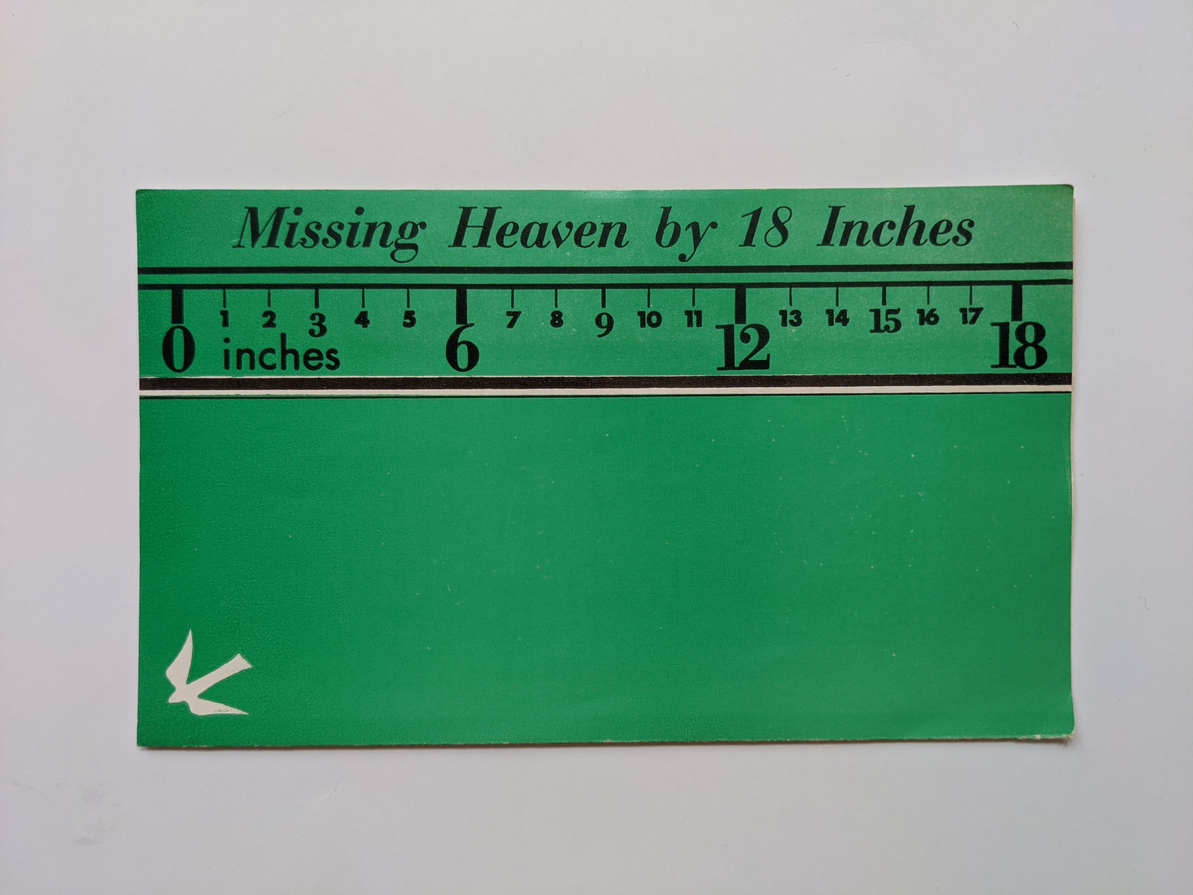 Missing Heaven by 18 Inches