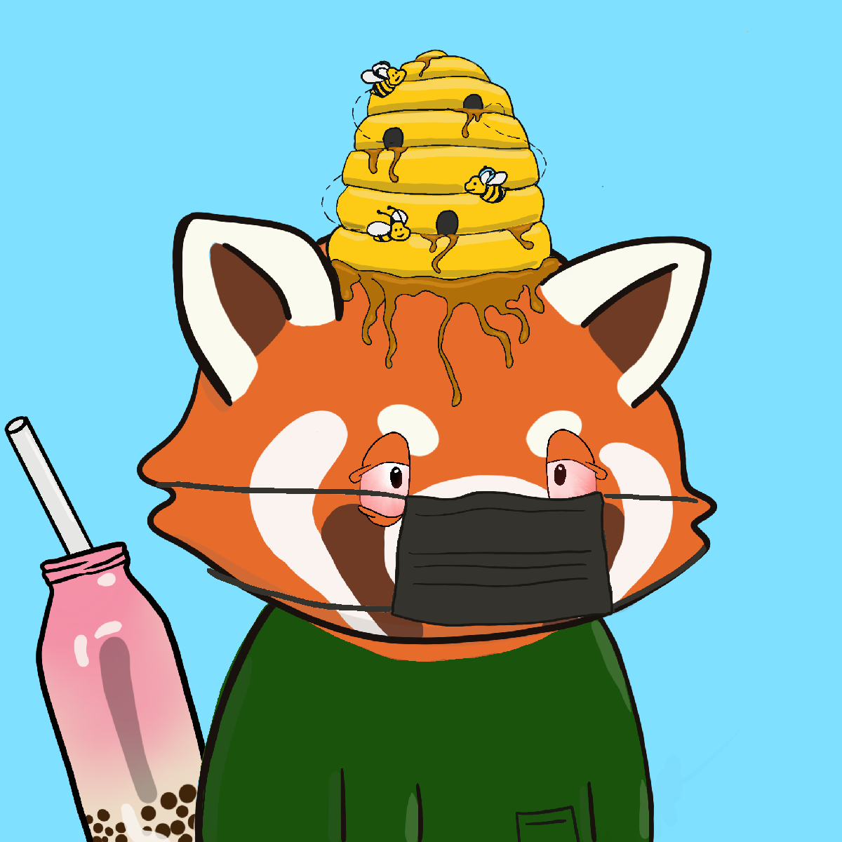 Okay Red Panda #7222