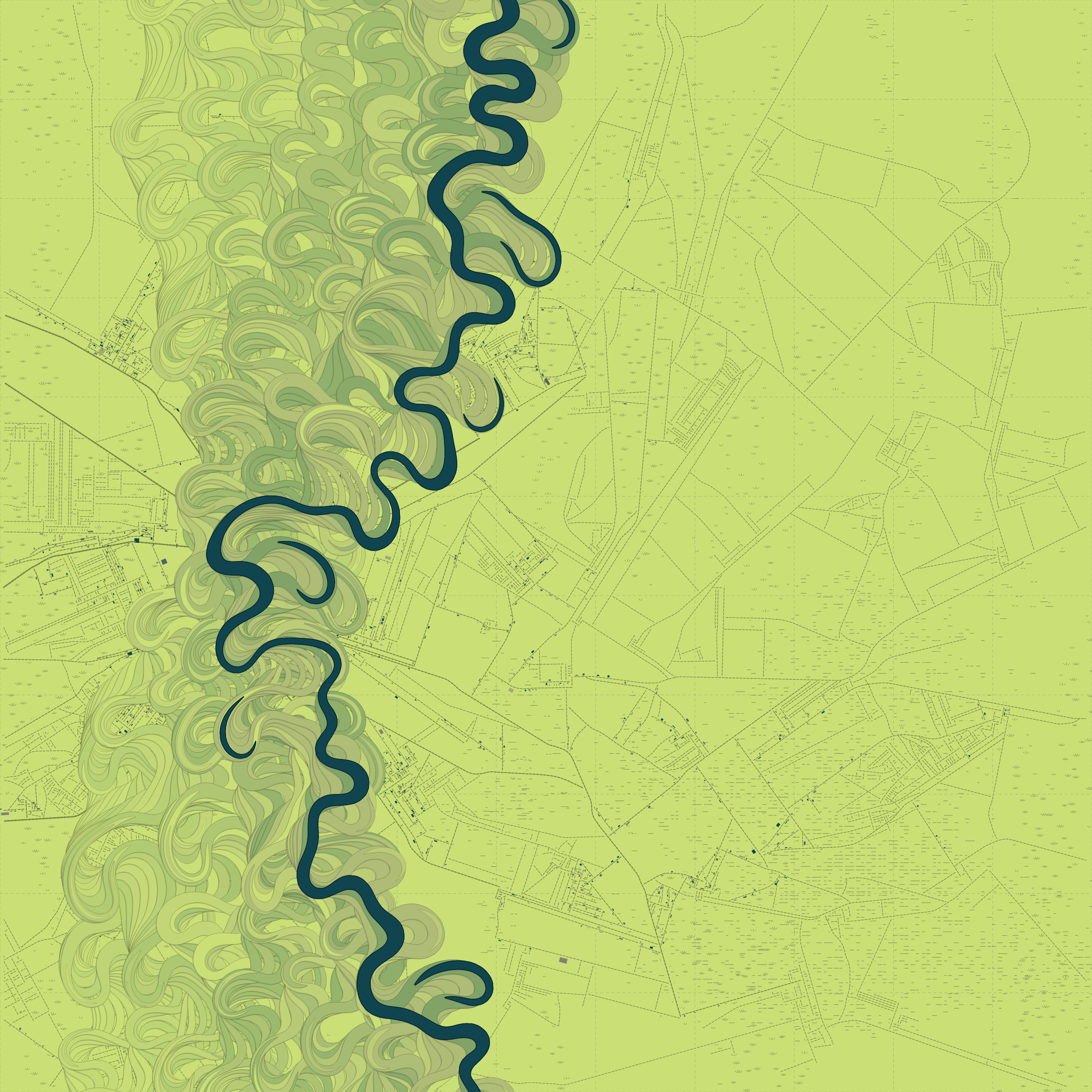 Ancient Courses of Fictional Rivers #450