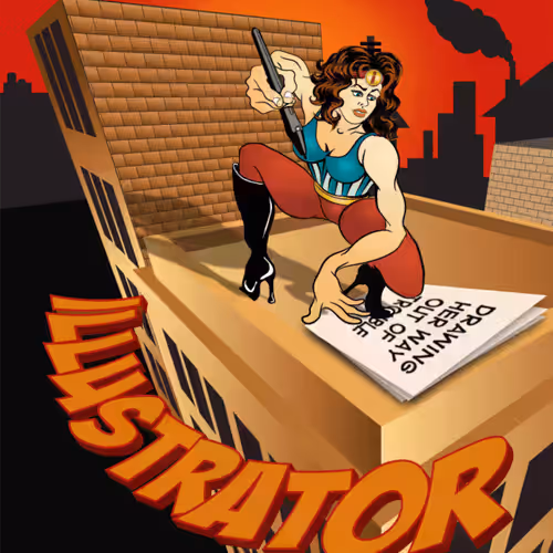 Illustrator - drawing her way out of trouble