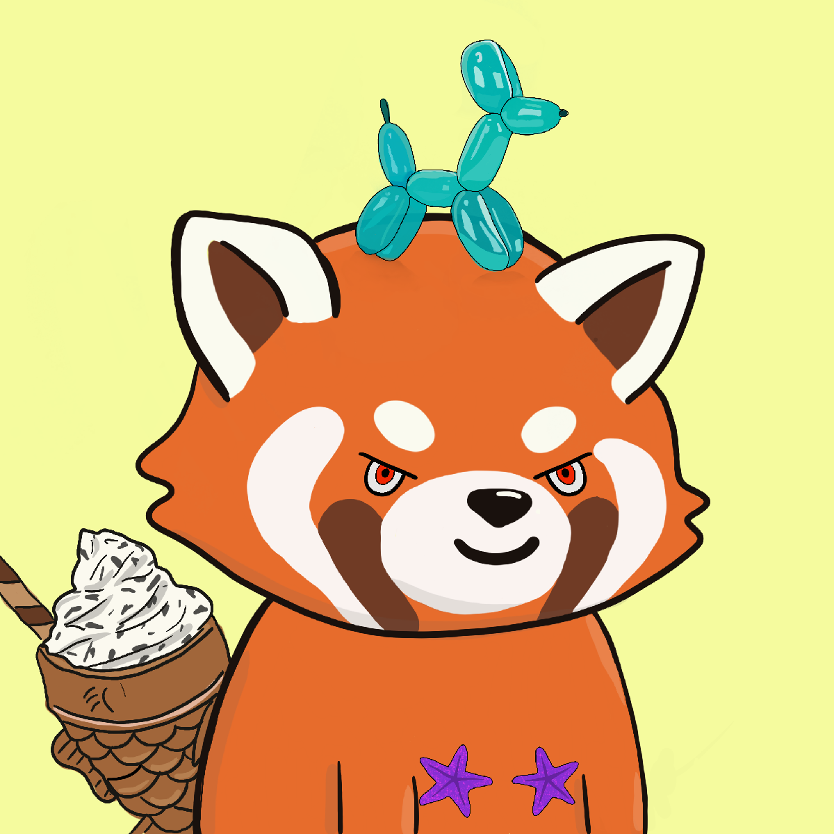 Okay Red Panda #7216