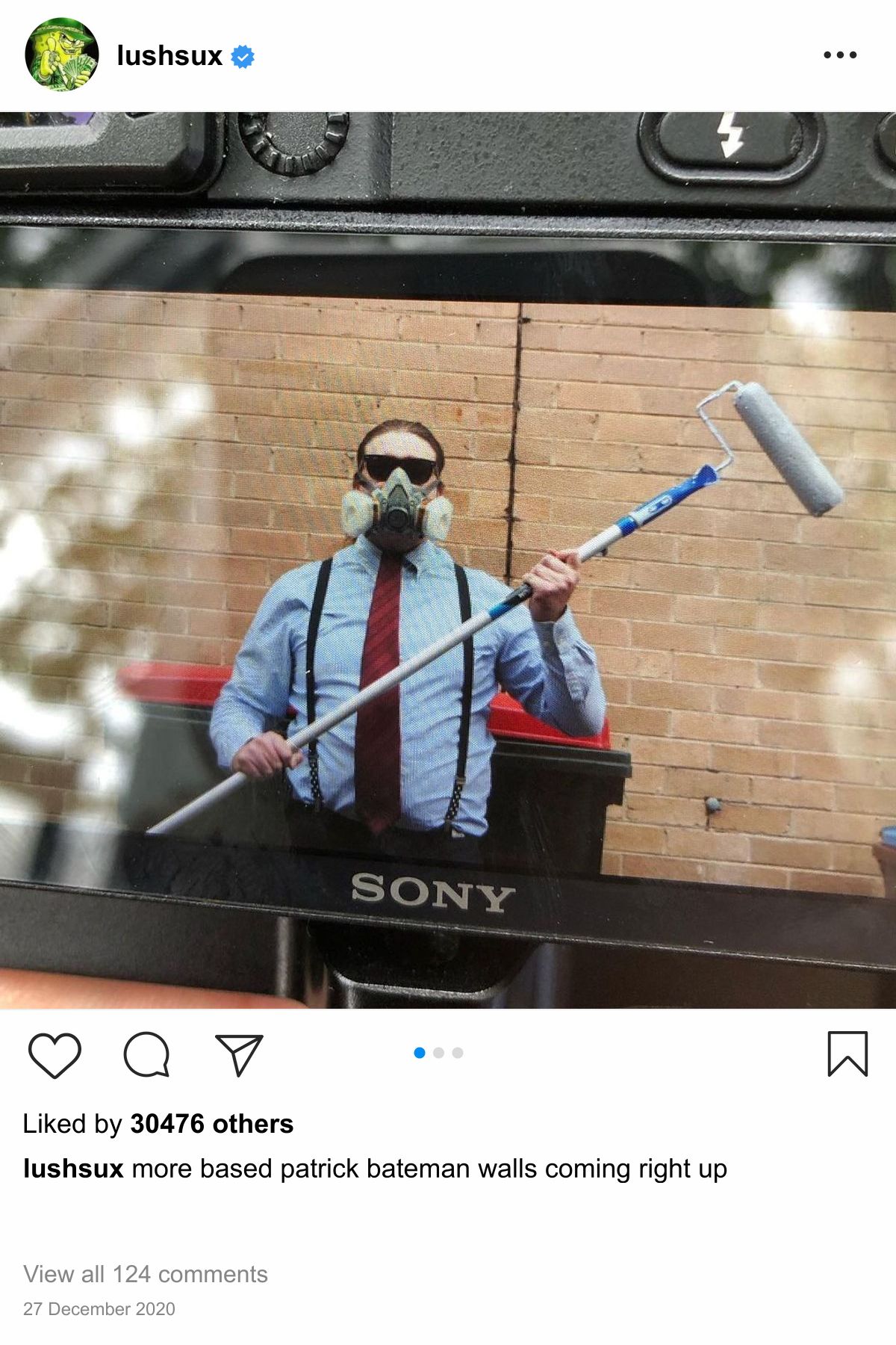 Lushsux #4159 - Shit Post Patrick Bateman