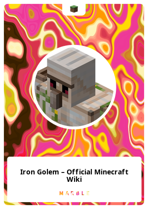 Iron Golem – Official Minecraft Wiki