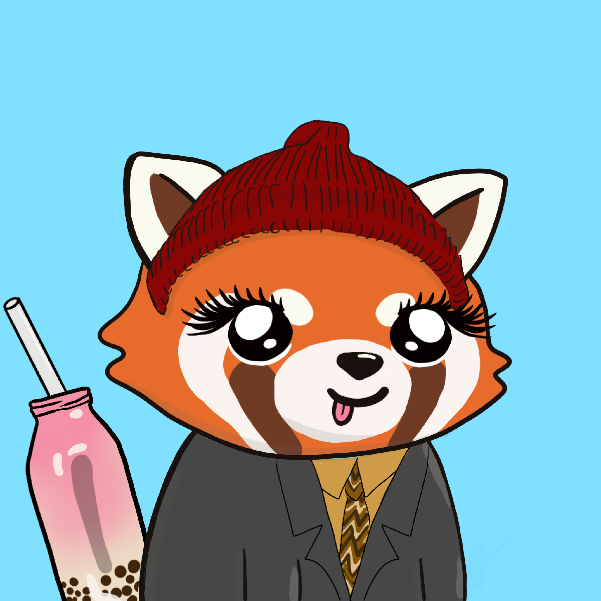 Okay Red Panda #6663
