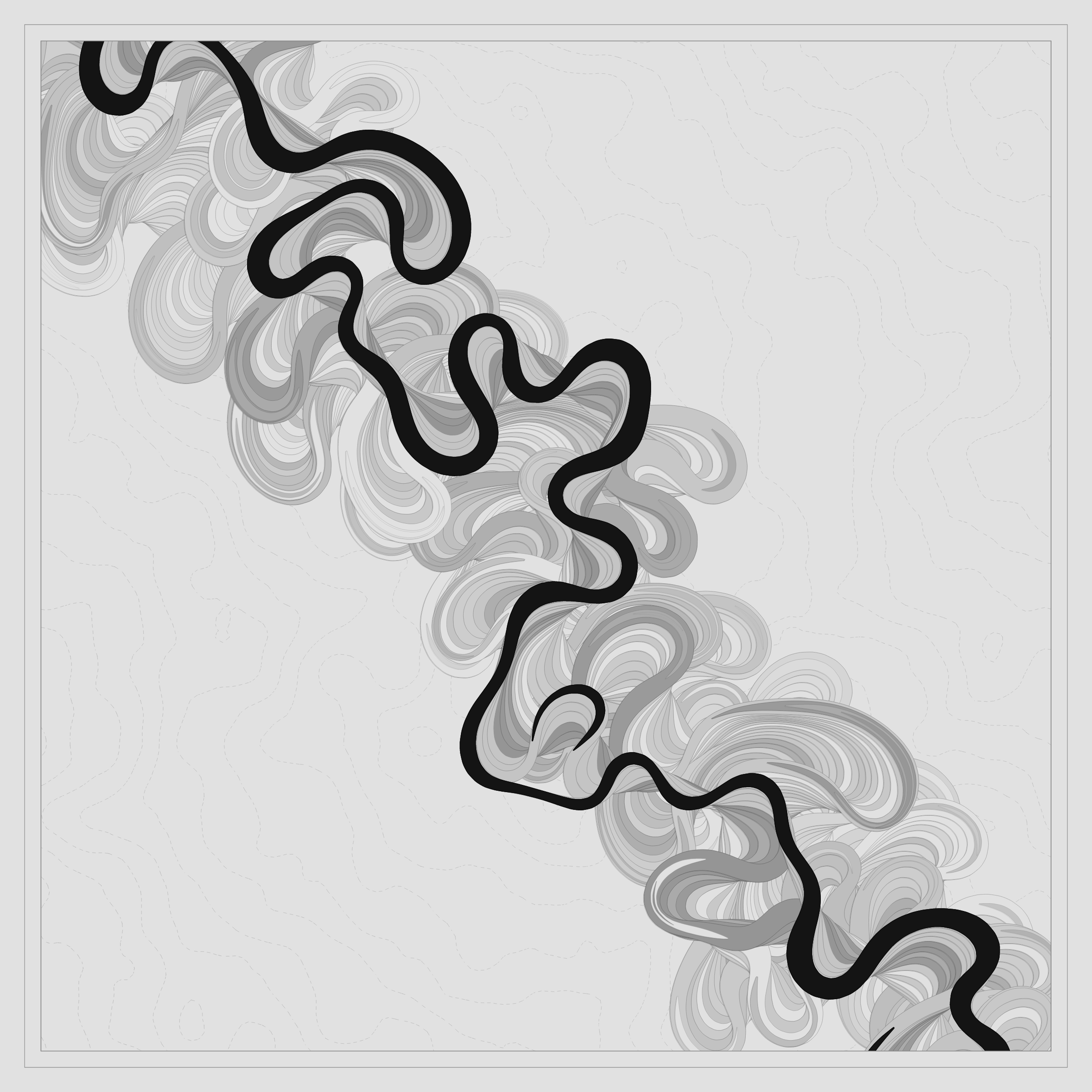 Ancient Courses of Fictional Rivers #840