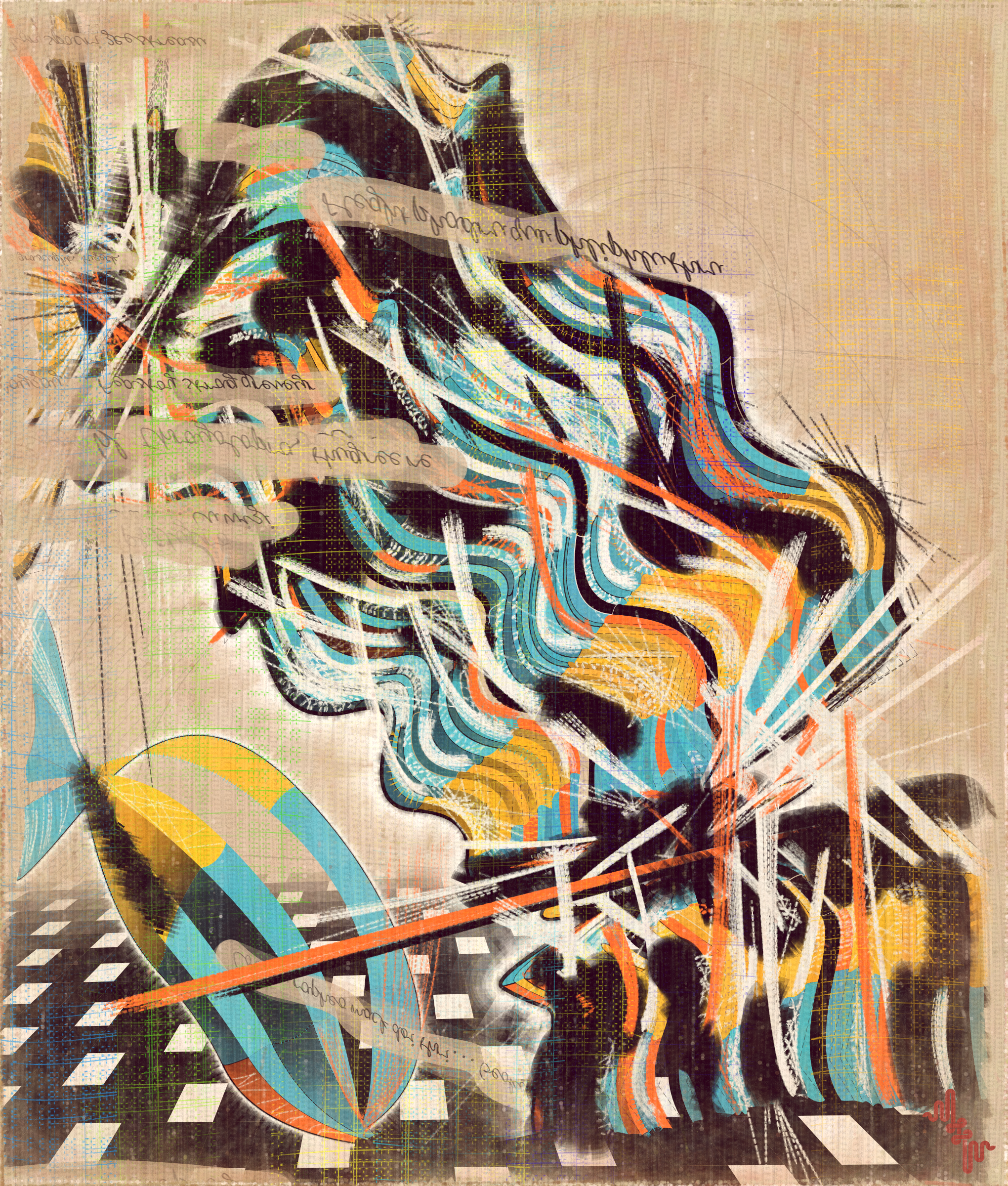 Amplitudes of Canvas #182