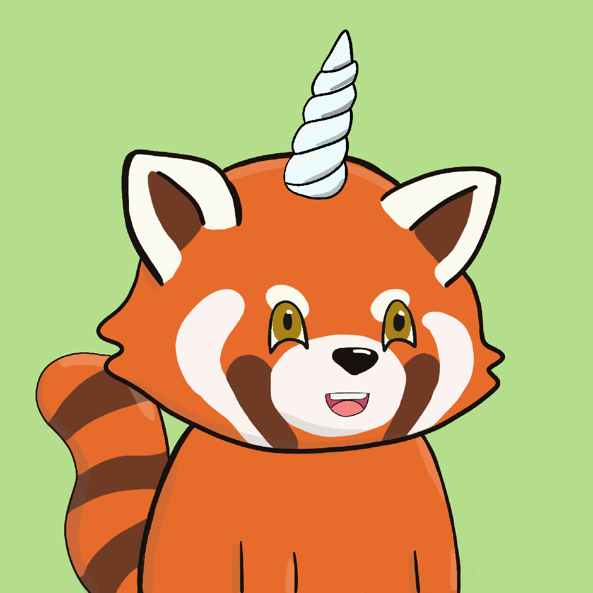 Okay Red Panda #6603