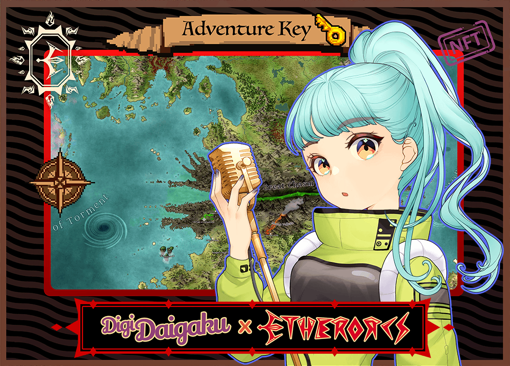 DigiDaigaku #1935 - Maia | EtherOrcs Adventure Key (DigiDaigaku Genesis)