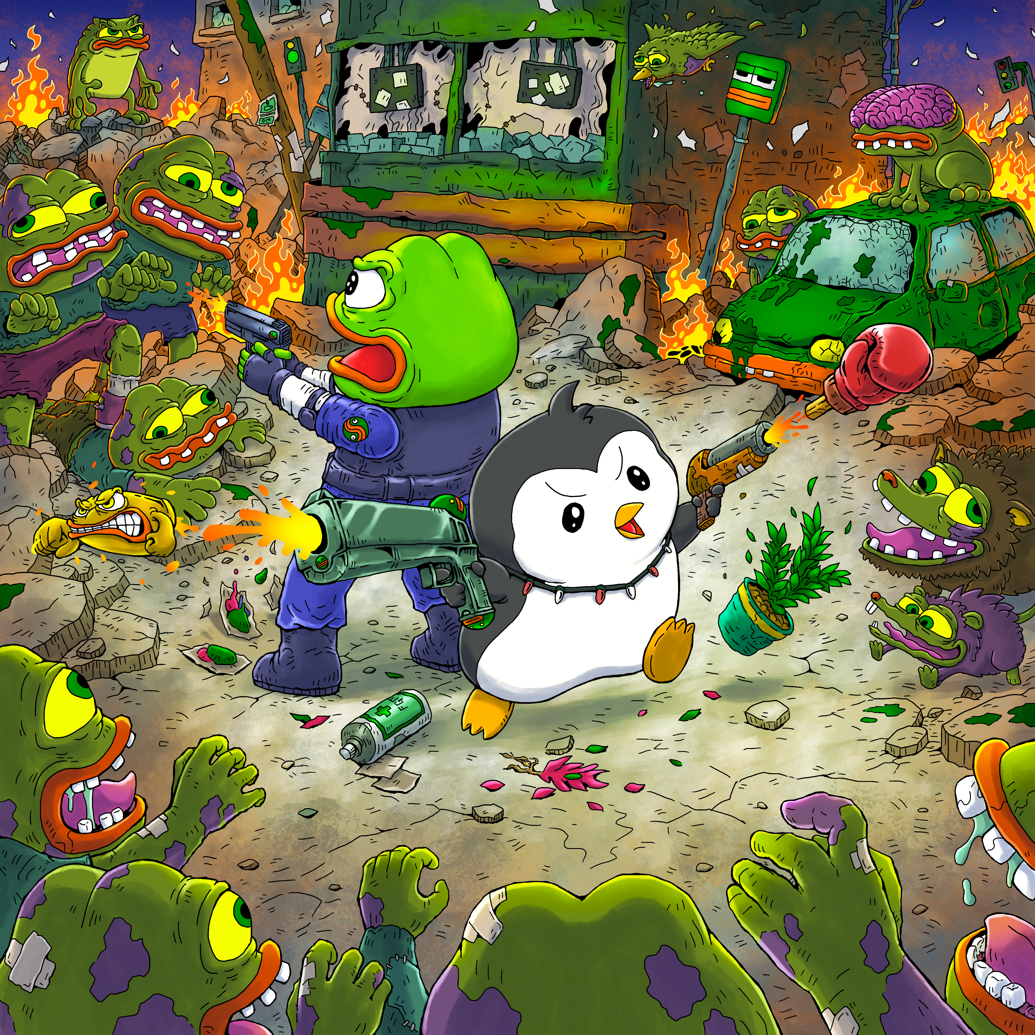 Zombie Pepe Outbreak