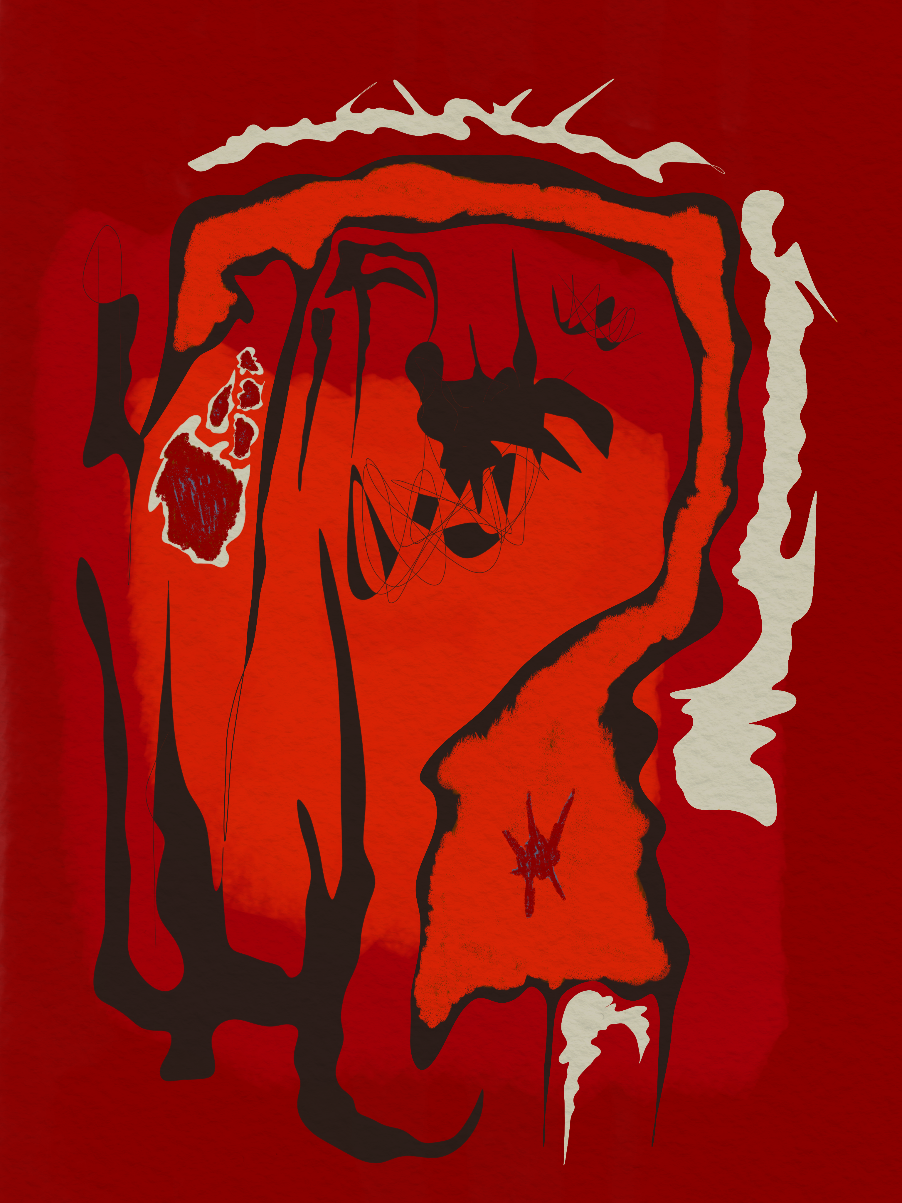 red on red