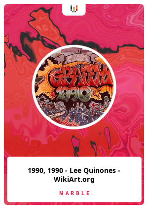 1990, 1990 - Lee Quinones - WikiArt.org