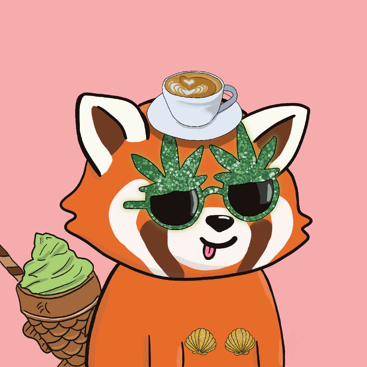 Okay Red Panda #6692