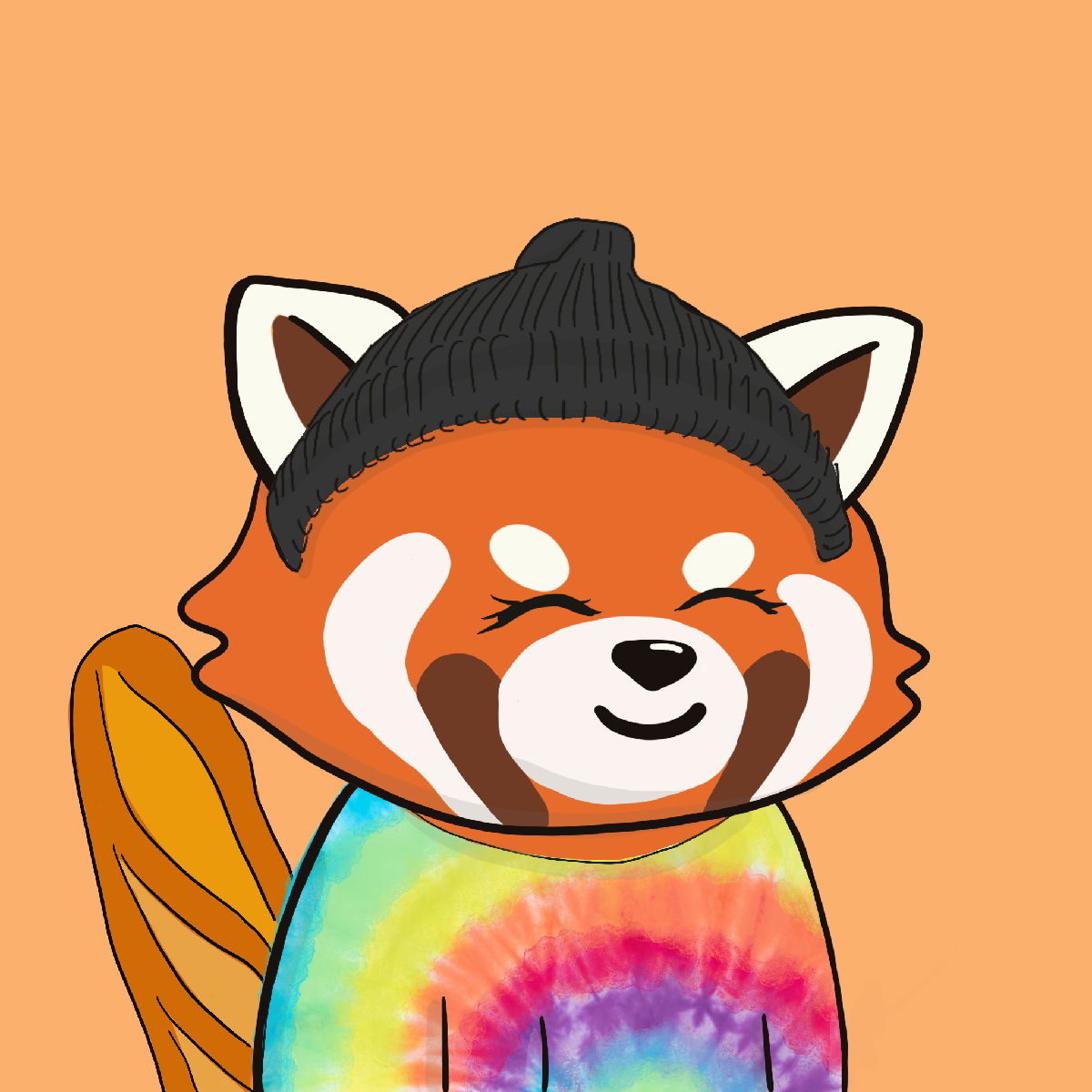 Okay Red Panda #7070