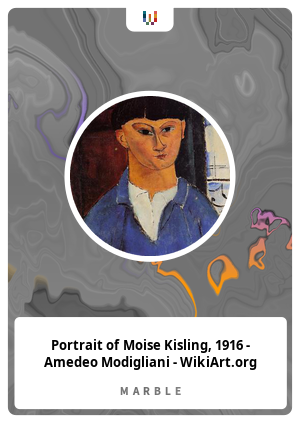 Portrait of Moise Kisling, 1916 - Amedeo Modigliani - WikiArt.org