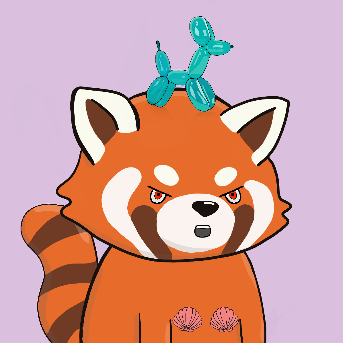 Okay Red Panda #7045