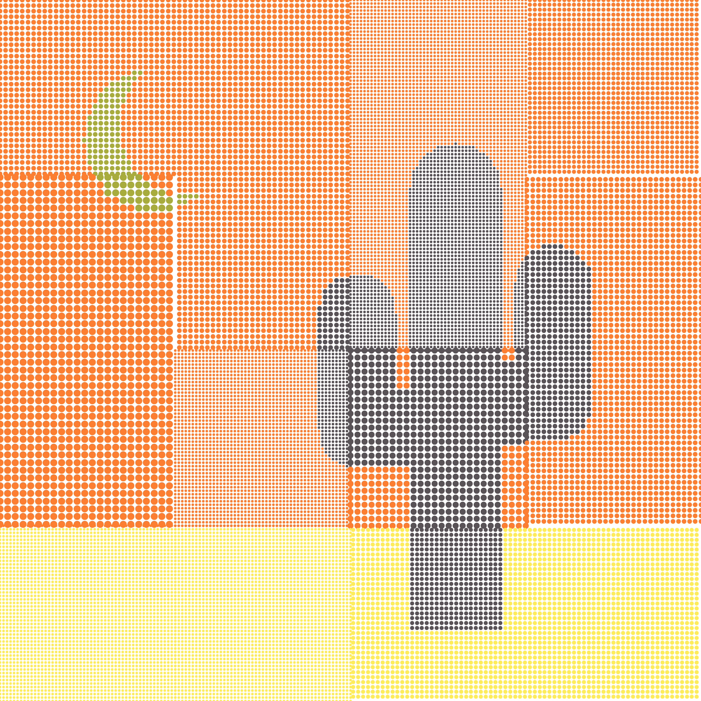 Patchwork Saguaros #41