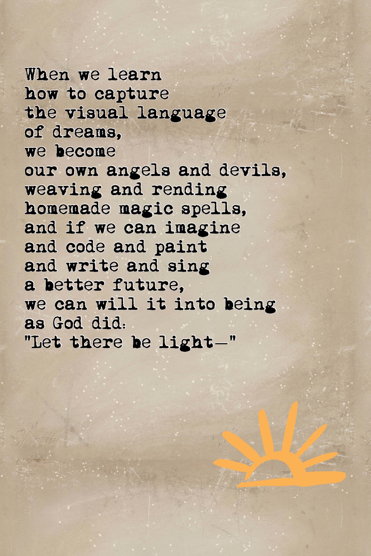 the visual language of dreams