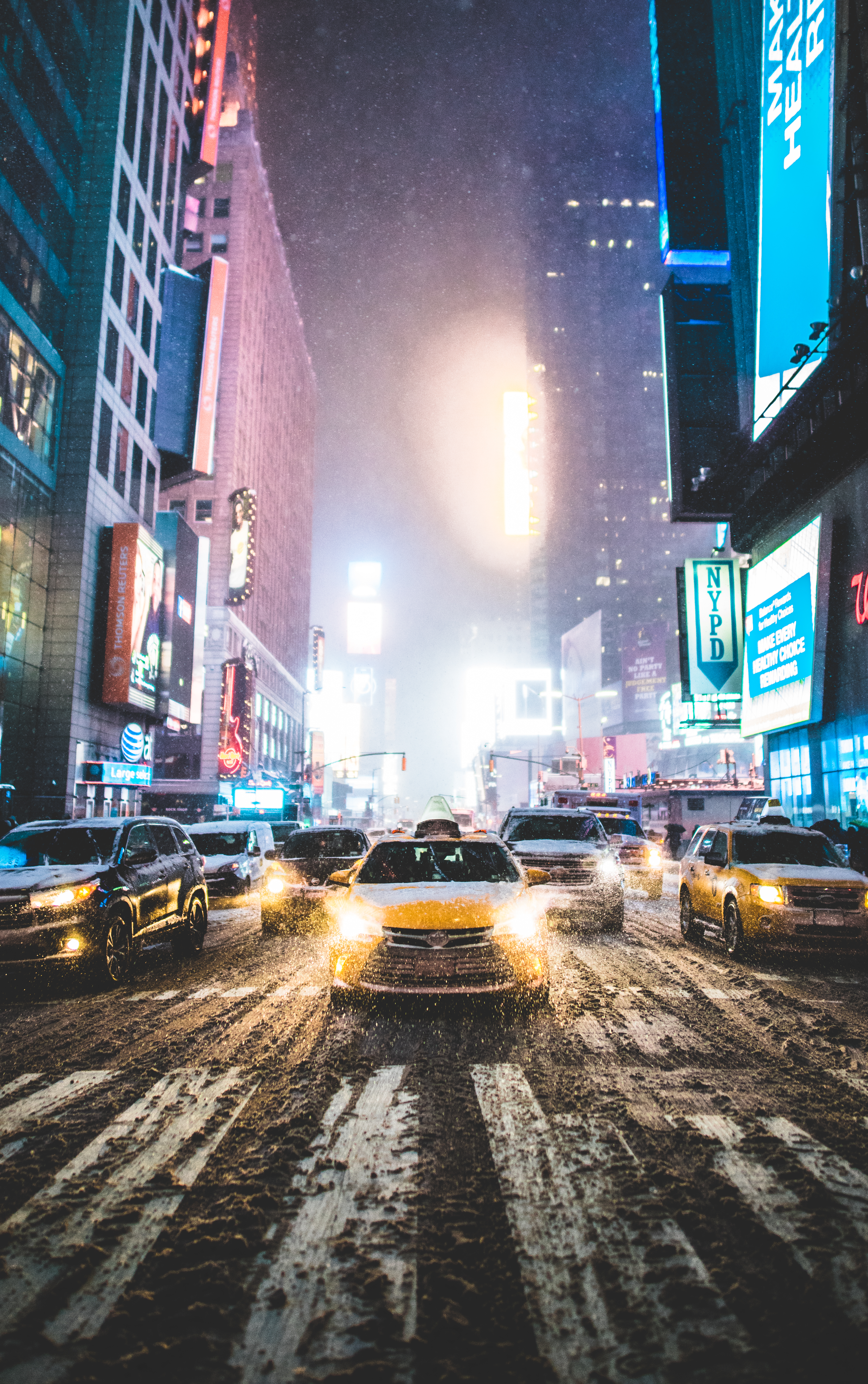 One Snowy Night in Times Sq. - Edition