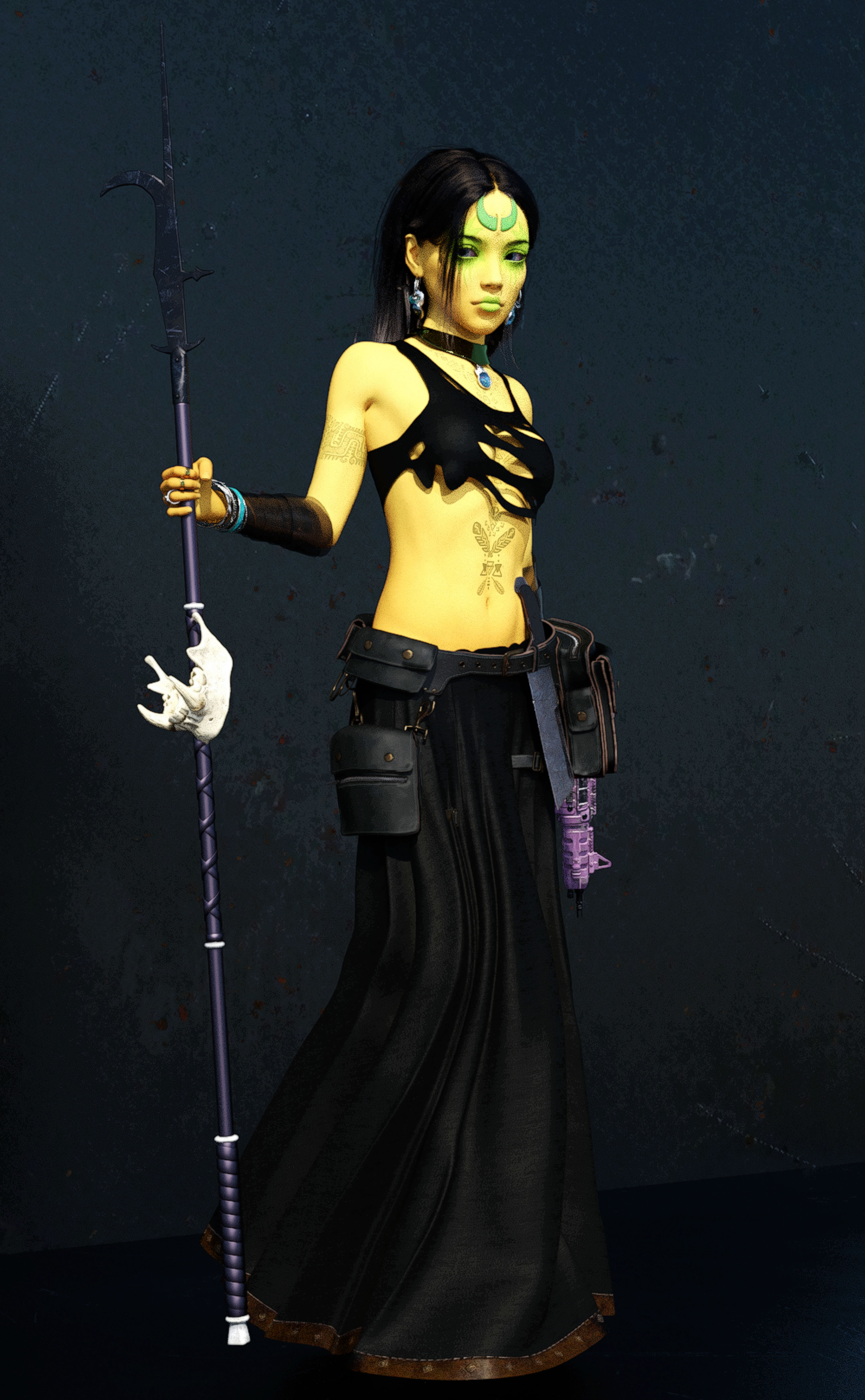 Number Nine Black Death Version 3D Full Body, Limited Edition 01-001