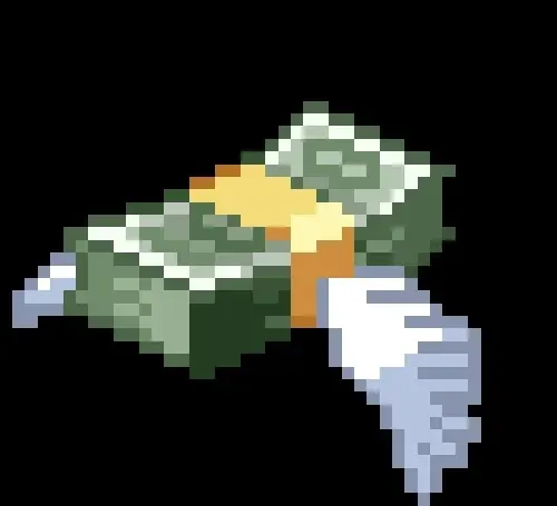 Flying Money - #000000