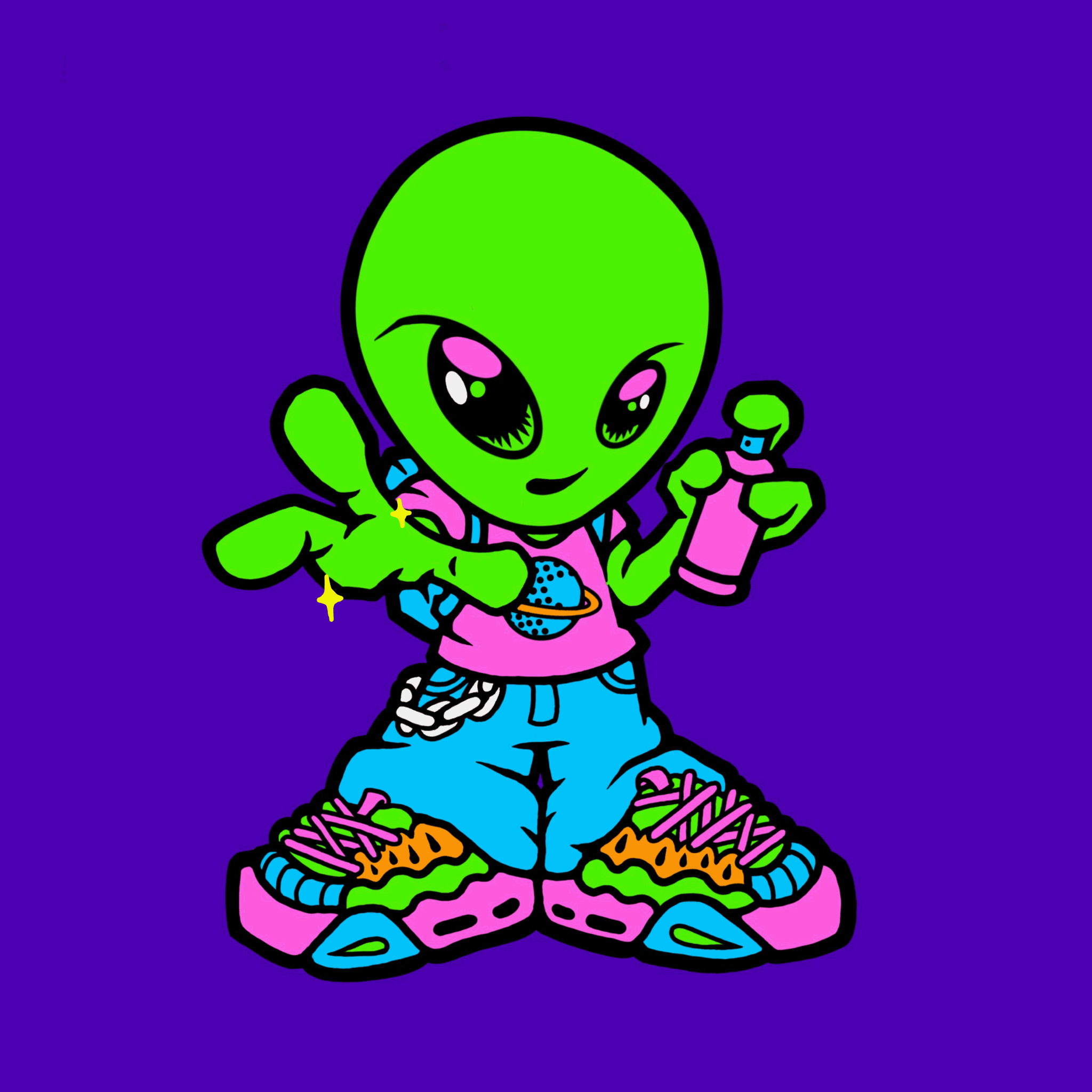 Graffiti Alien Flex