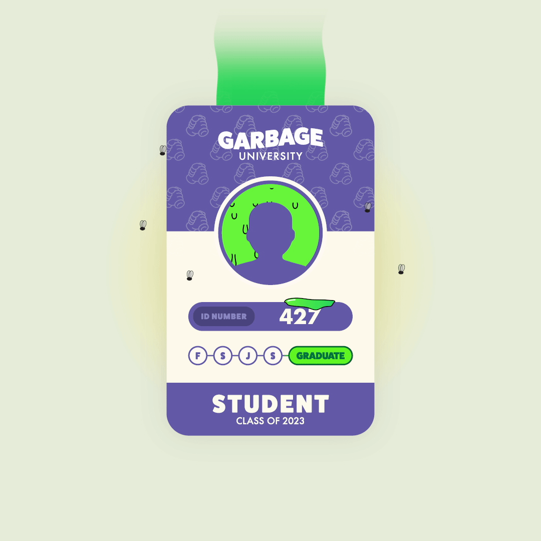 Garbage University Student ID: 427