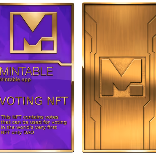 Mintable Voting NFT