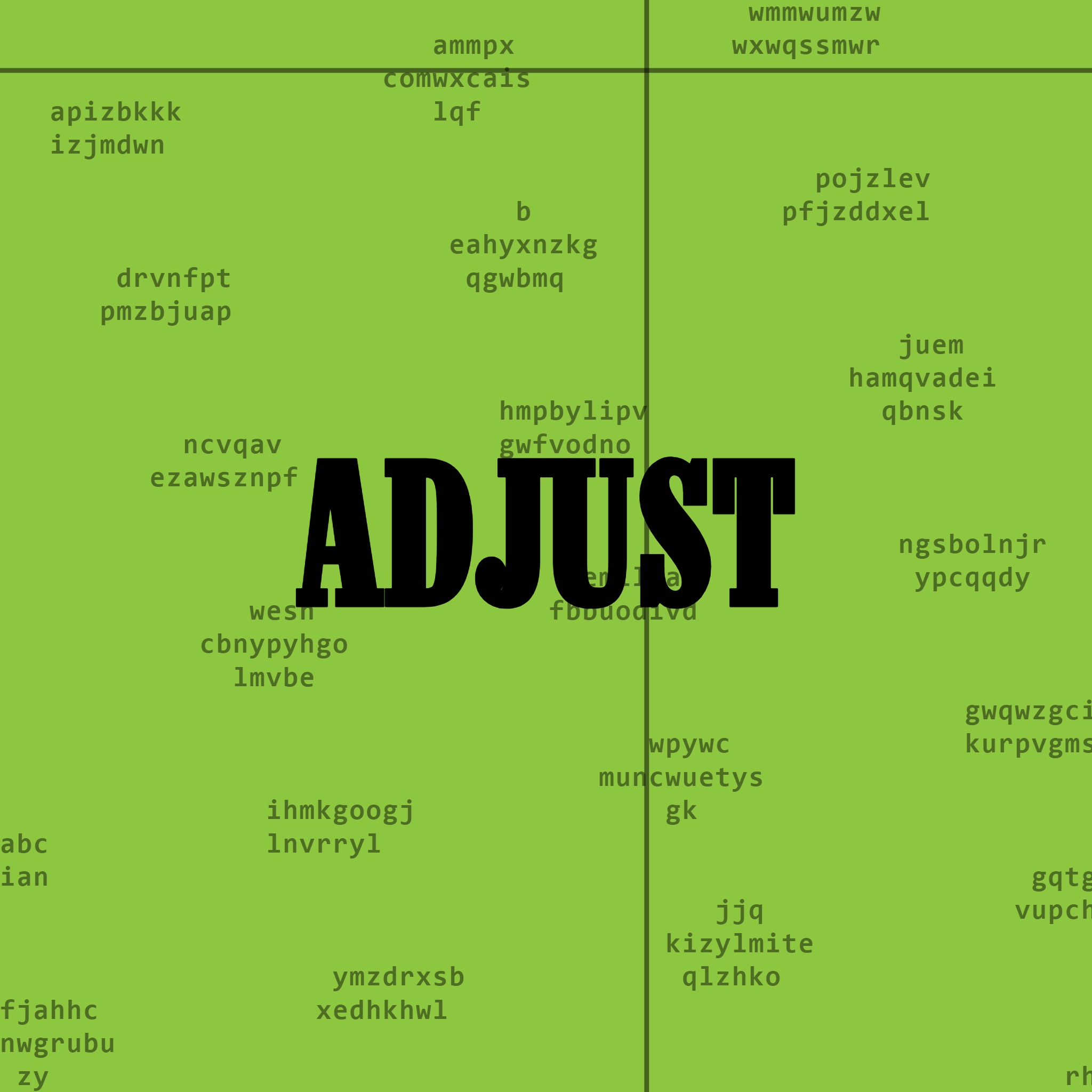 adjust