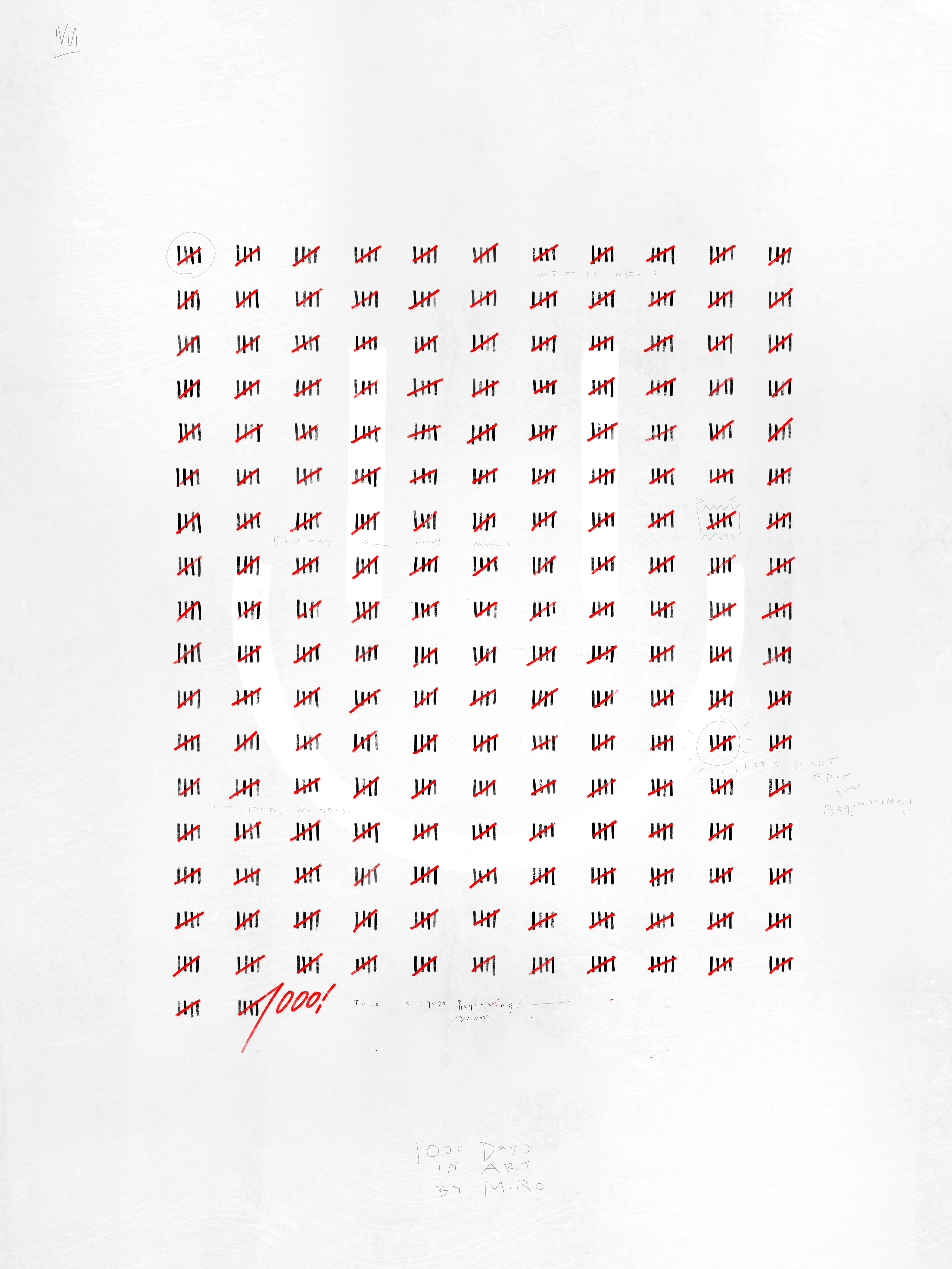 1000 DAYS IN ART