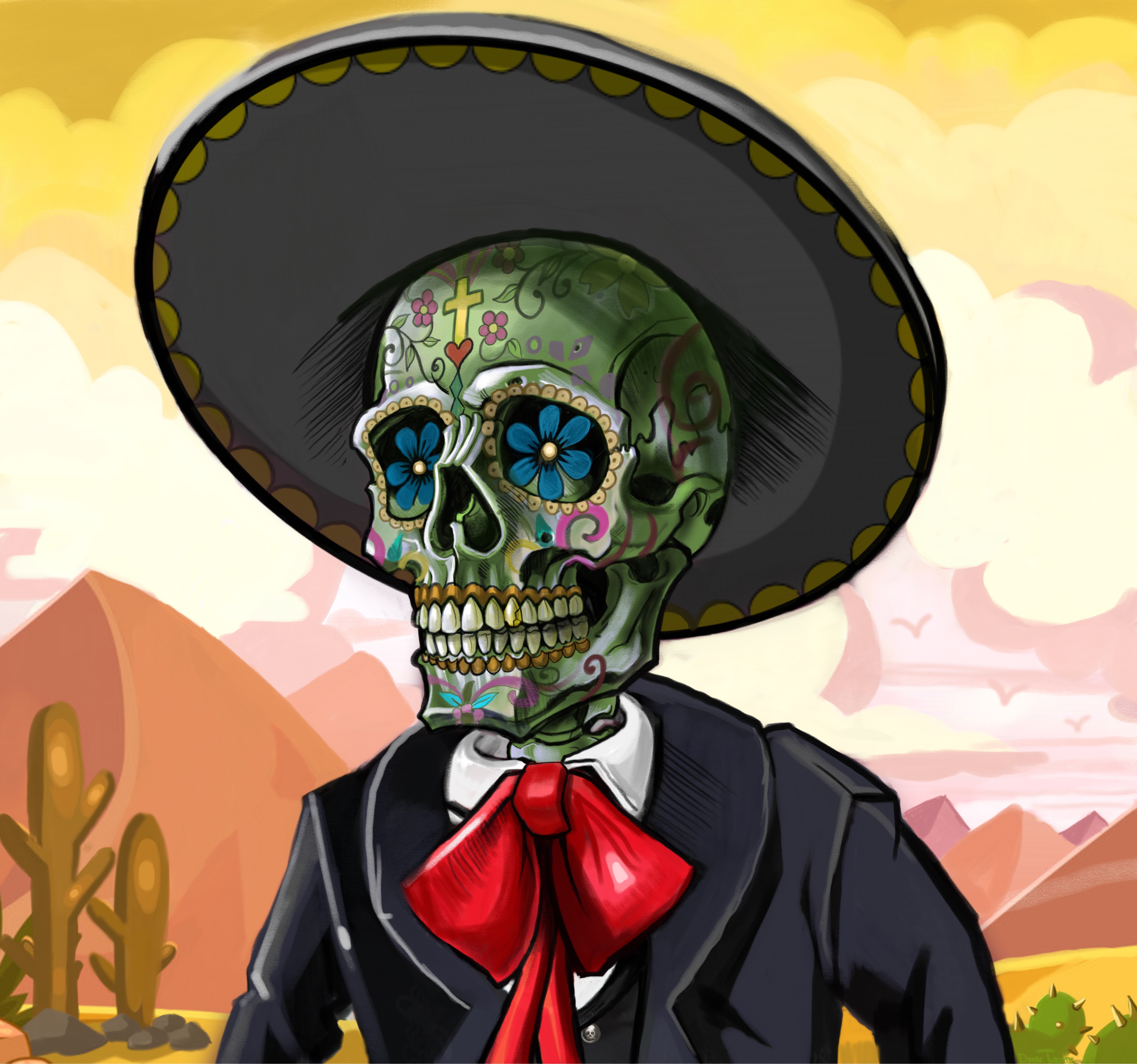 Mariachi day of dead (1) Cryptskullyz #31
