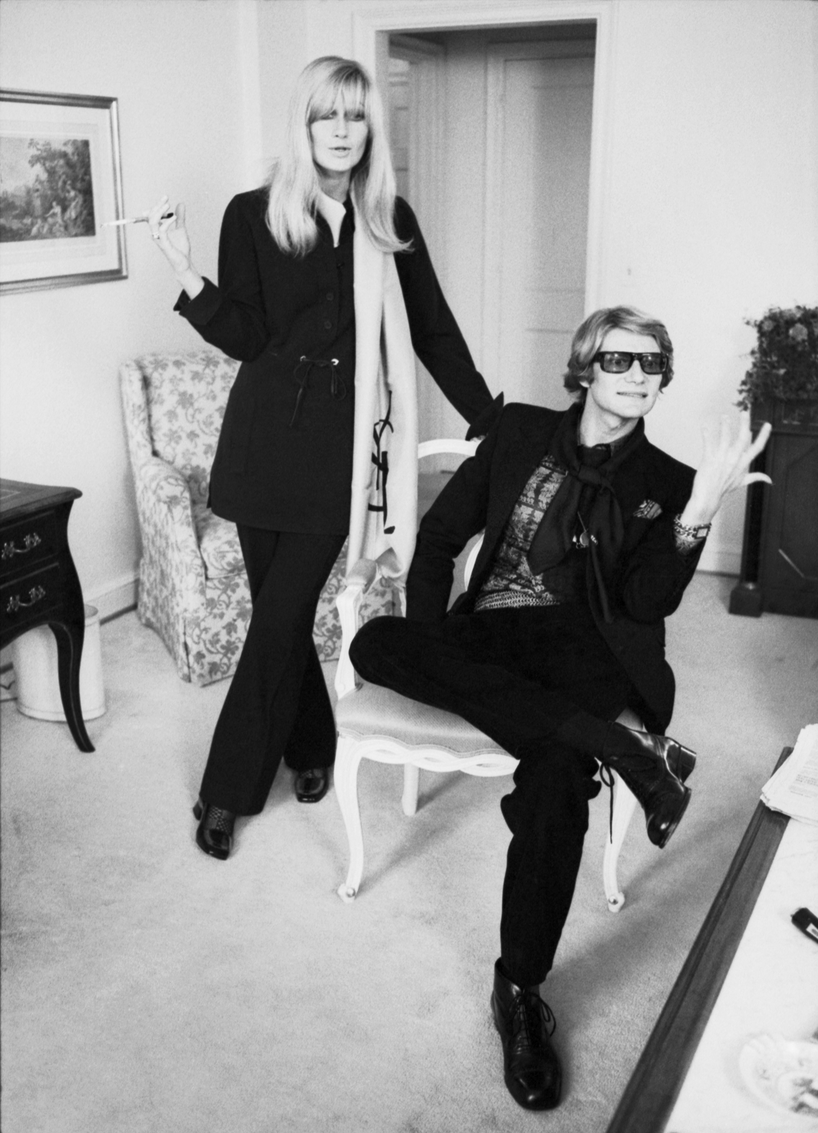 Yves Saint-Laurent Photographed By David Gahr