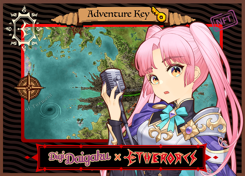 DigiDaigaku #686 - Bette | EtherOrcs Adventure Key (DigiDaigaku Genesis)