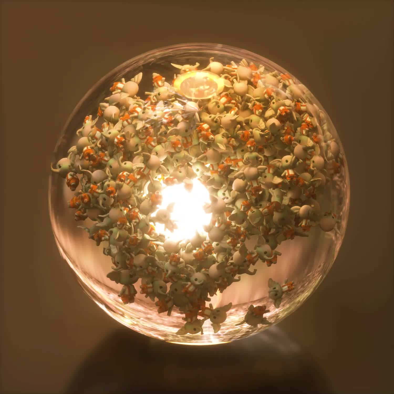 ENCLOSED ORB OF LIGHT #84/98