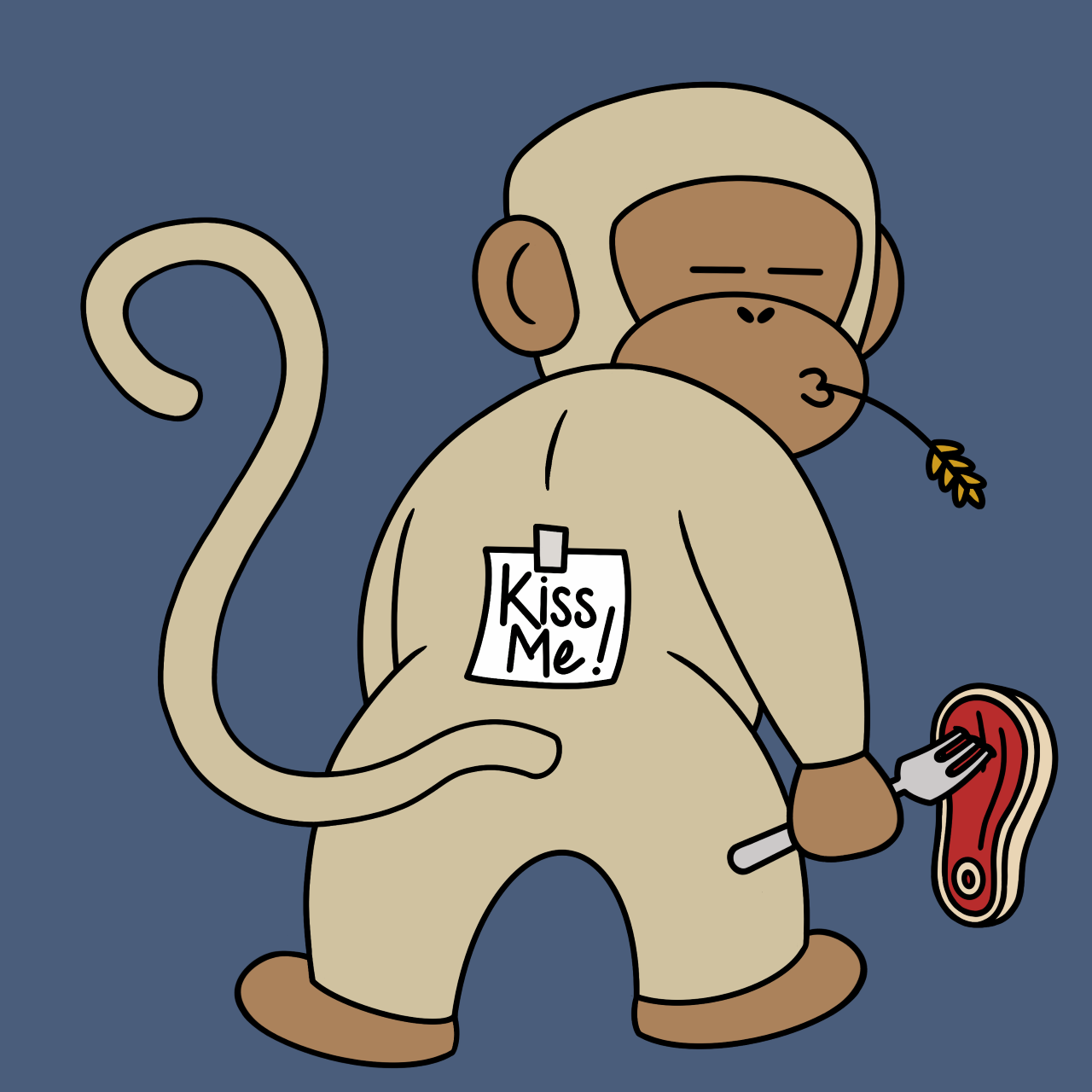 Kiss Me Monkey #5007