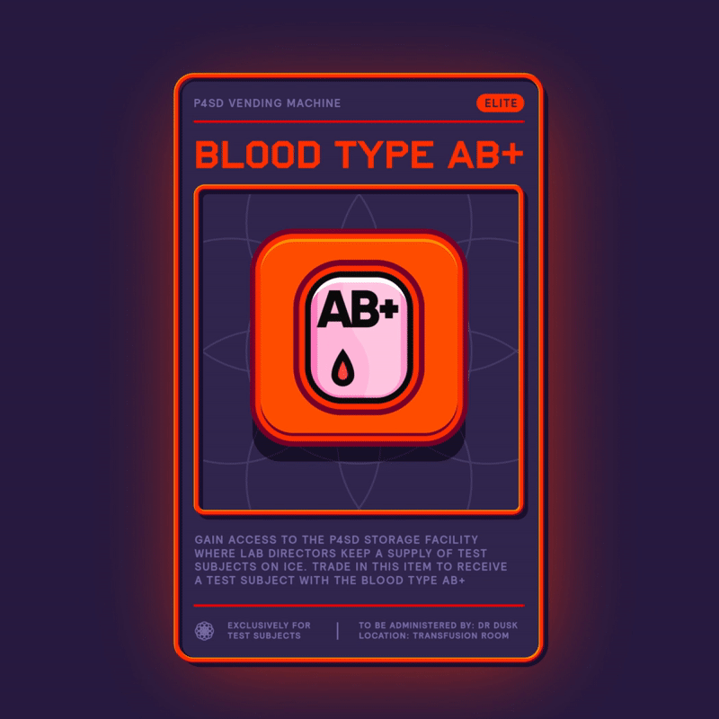 Blood Type AB+ #64